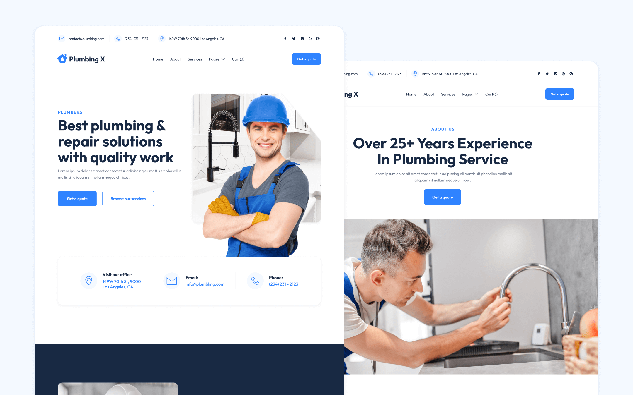Plumbing Webflow Template