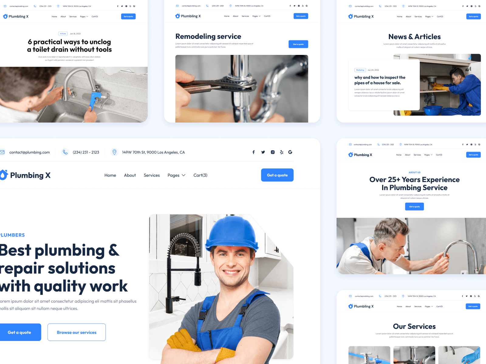Plumber Webflow Template