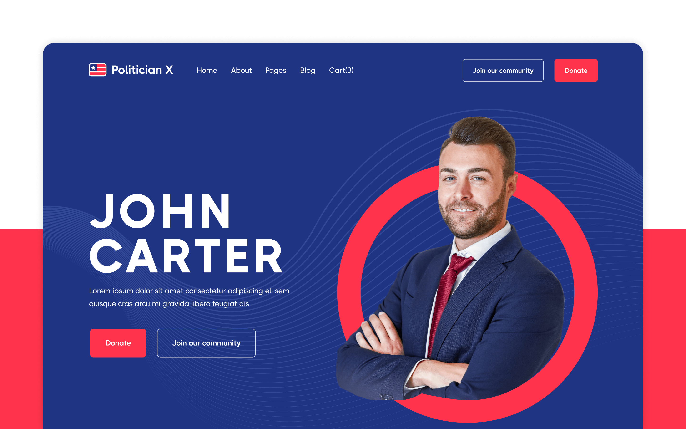 Political Webflow Template