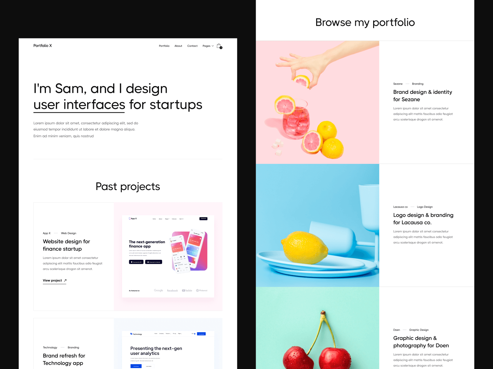 Portfolio Webflow Template & UI Kit