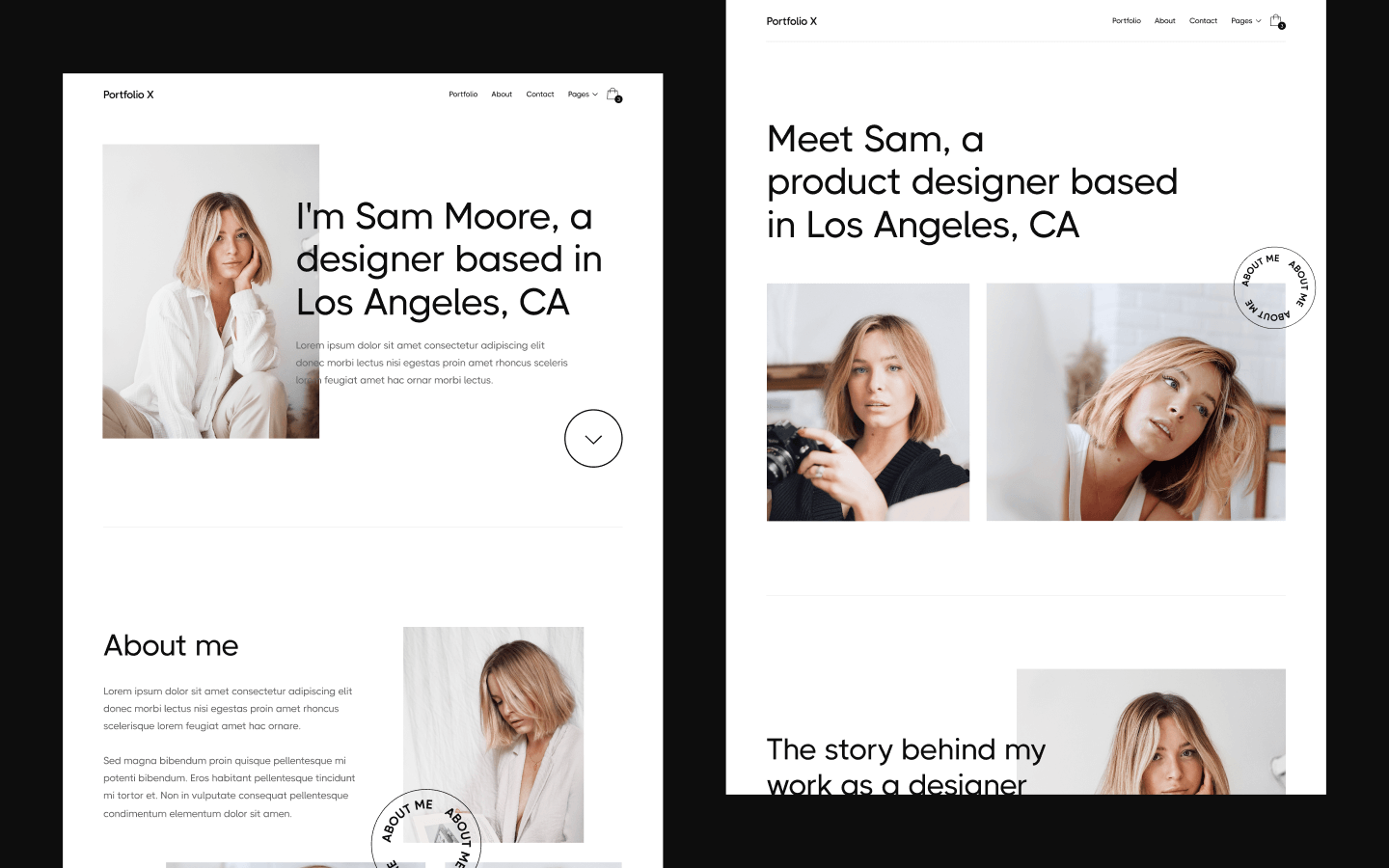 Portfolio X Webflow Template