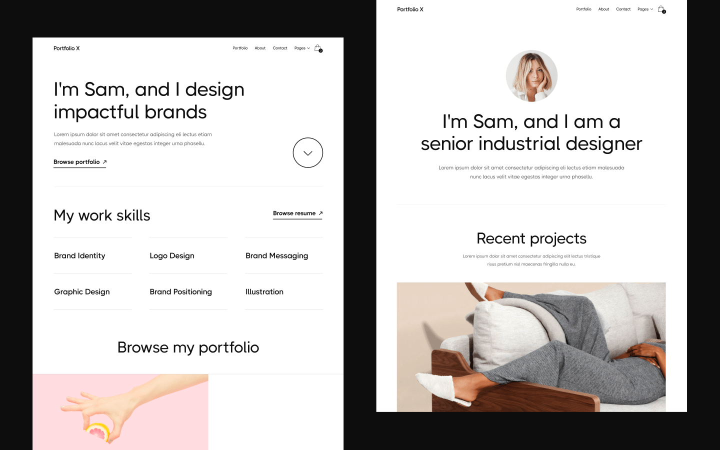 Portfolio Webflow Template & UI Kit