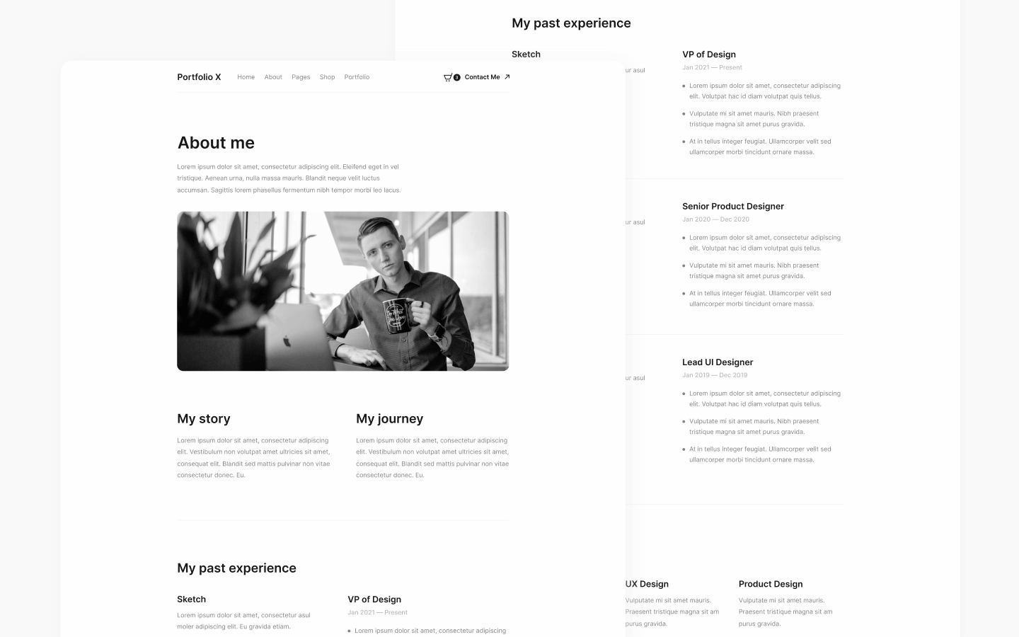Portfolio Z Webflow Template
