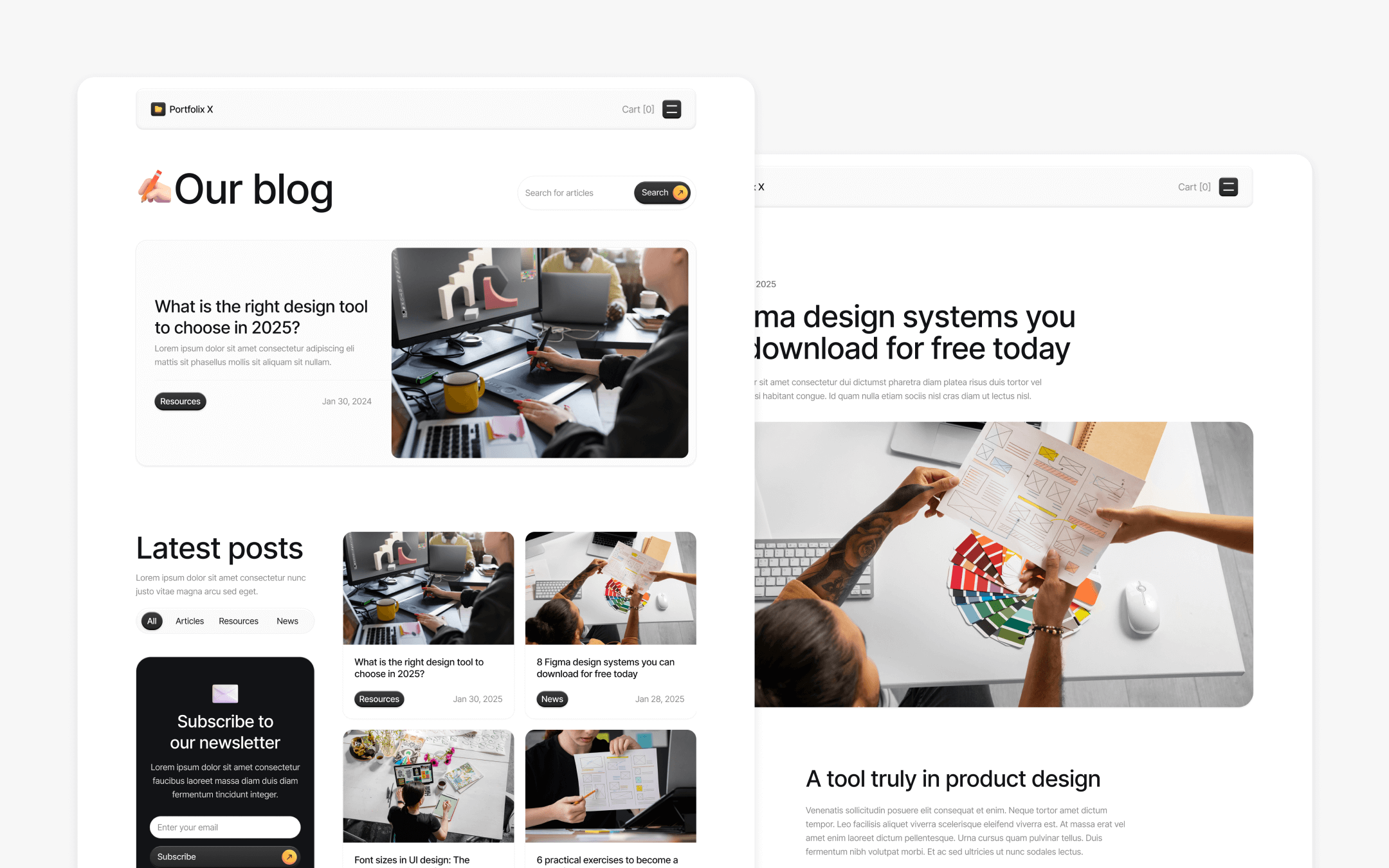 Portfolix X Webflow Template