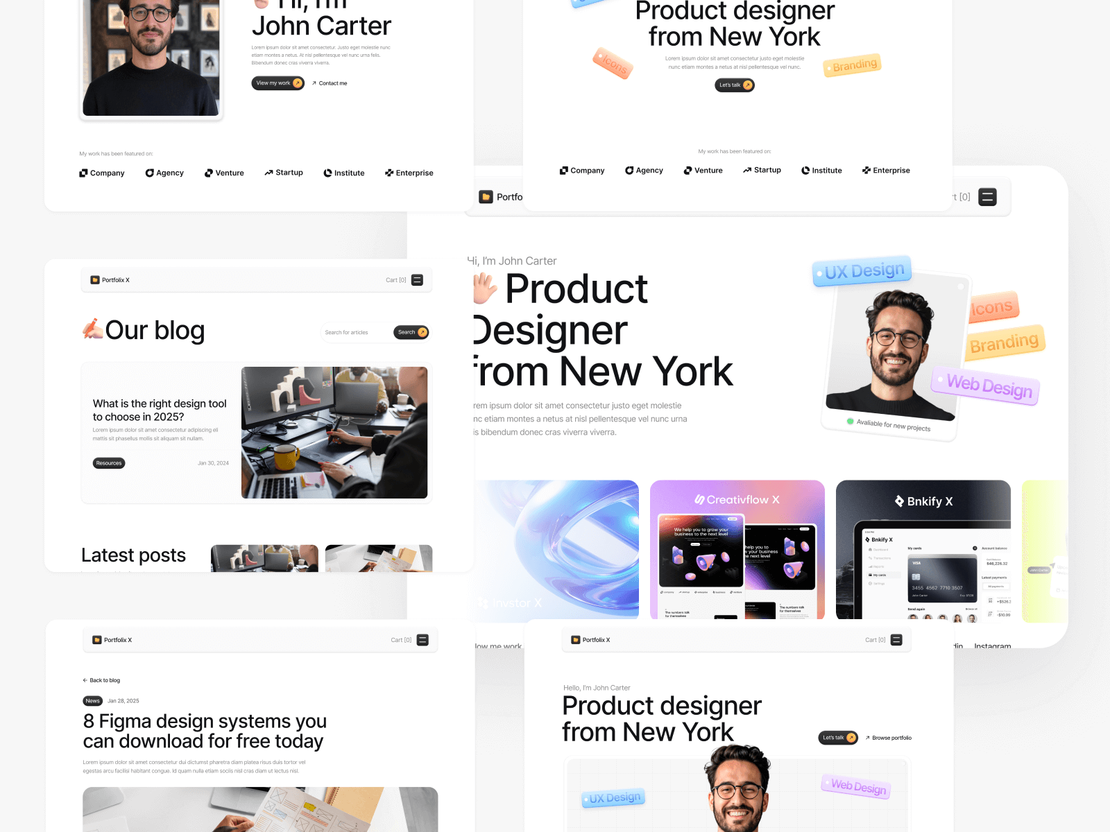 Personal Portfolio Webflow Theme