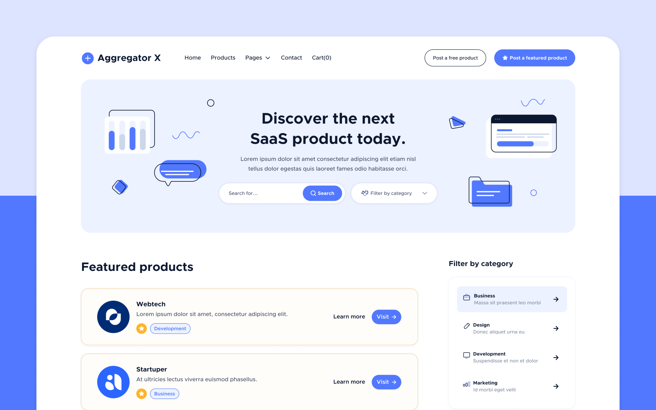 Product Discovery Webflow Template