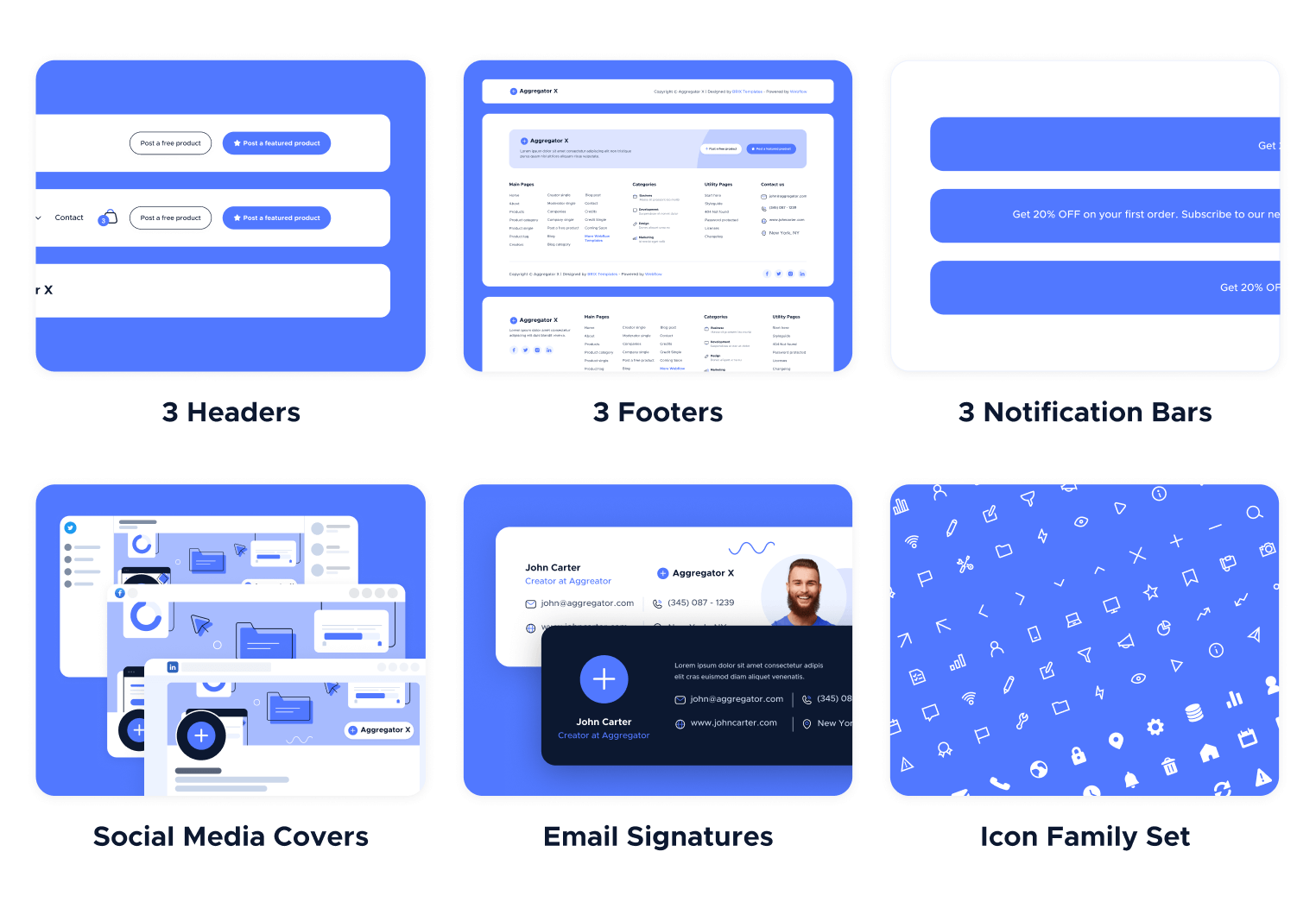 Aggregator Product Discovery Webflow Template Benefits