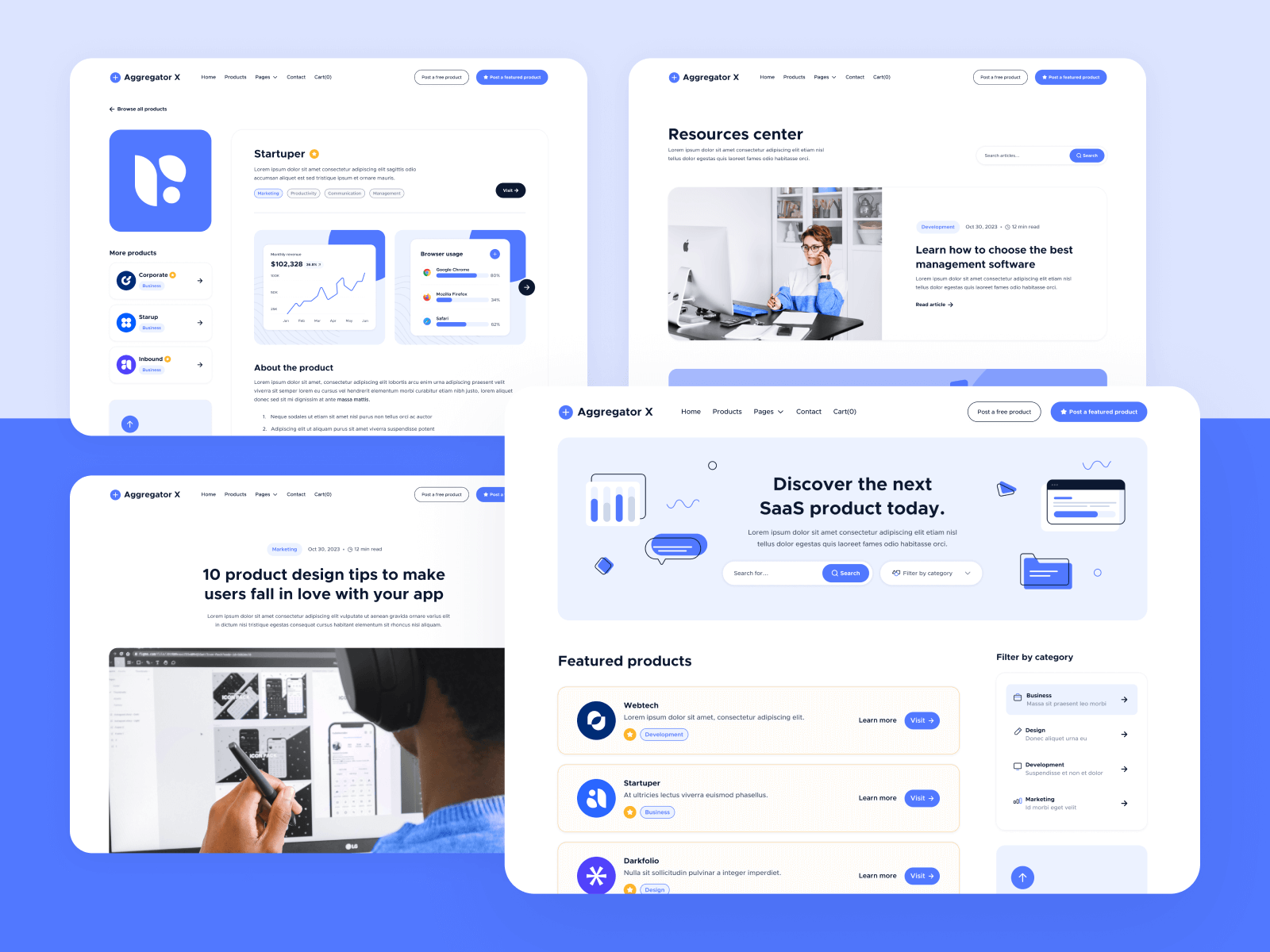 Top Product Listing Webflow Template