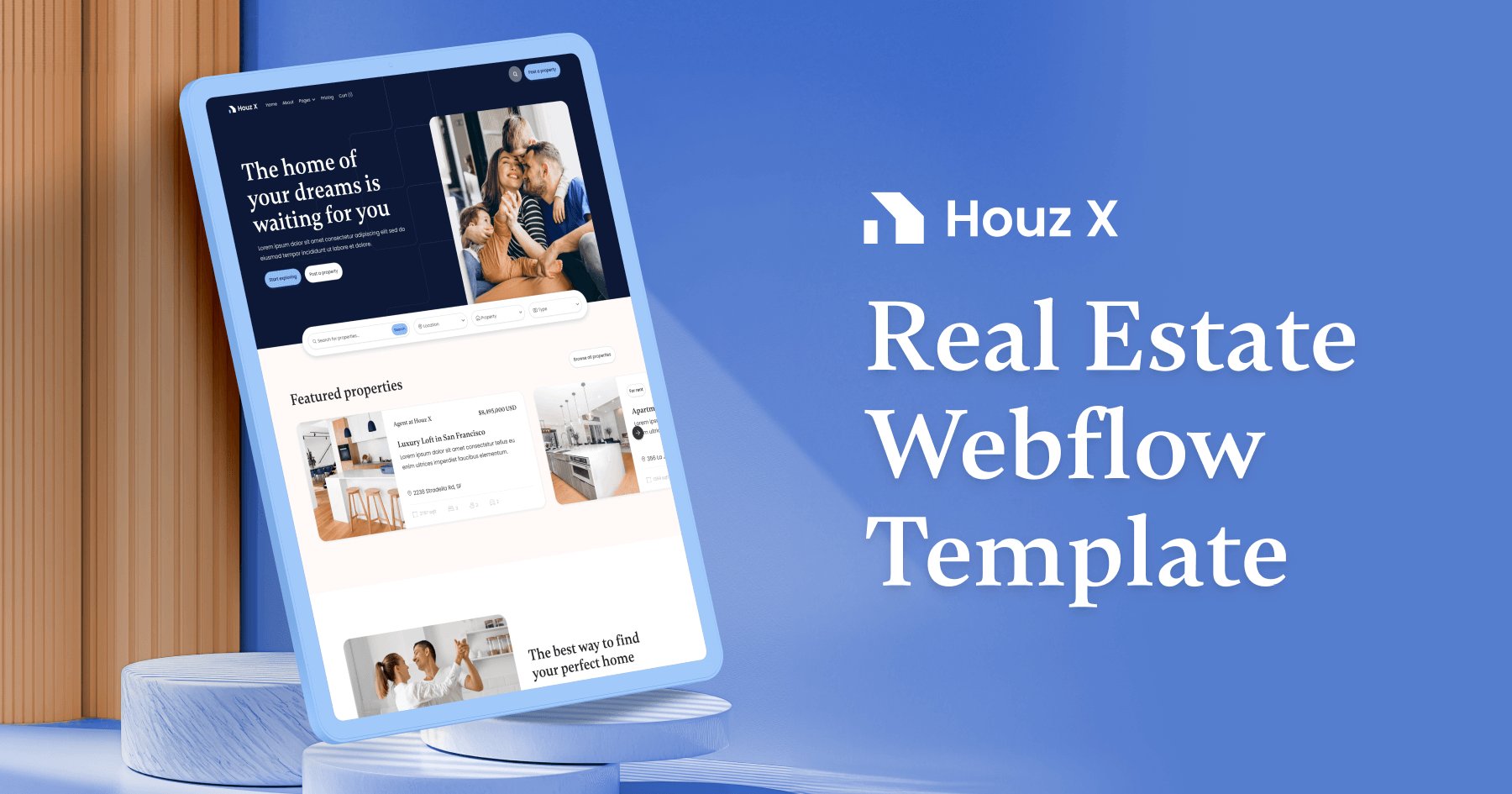 Real Estate Webflow Template