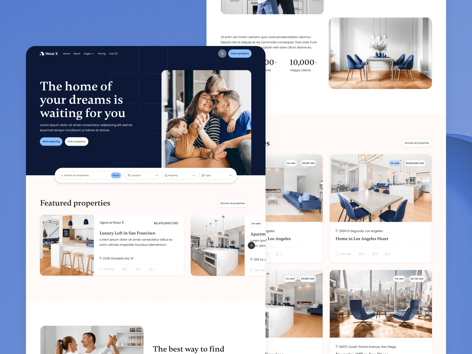 Real Estate Agent Webflow Template