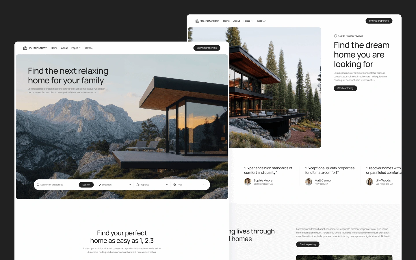 HouseMarket Webflow Template
