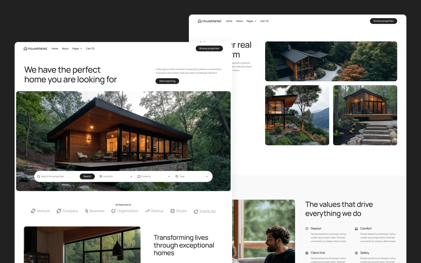 HouseMarket Webflow Template