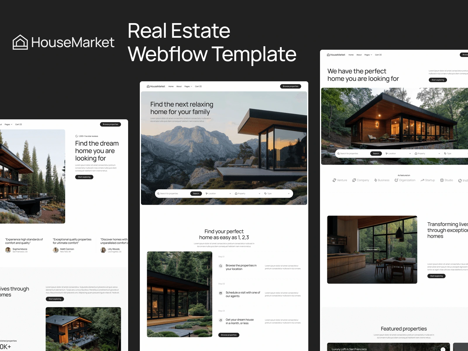 Real Estate Webflow Template