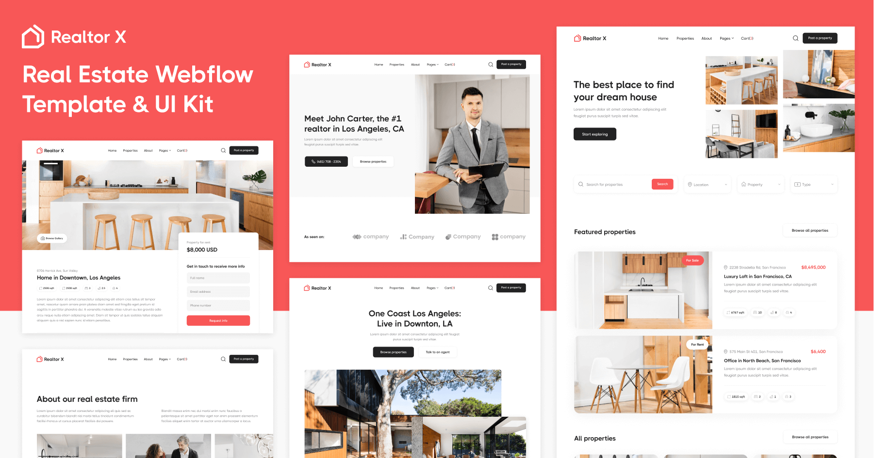 Real Estate Webflow Template
