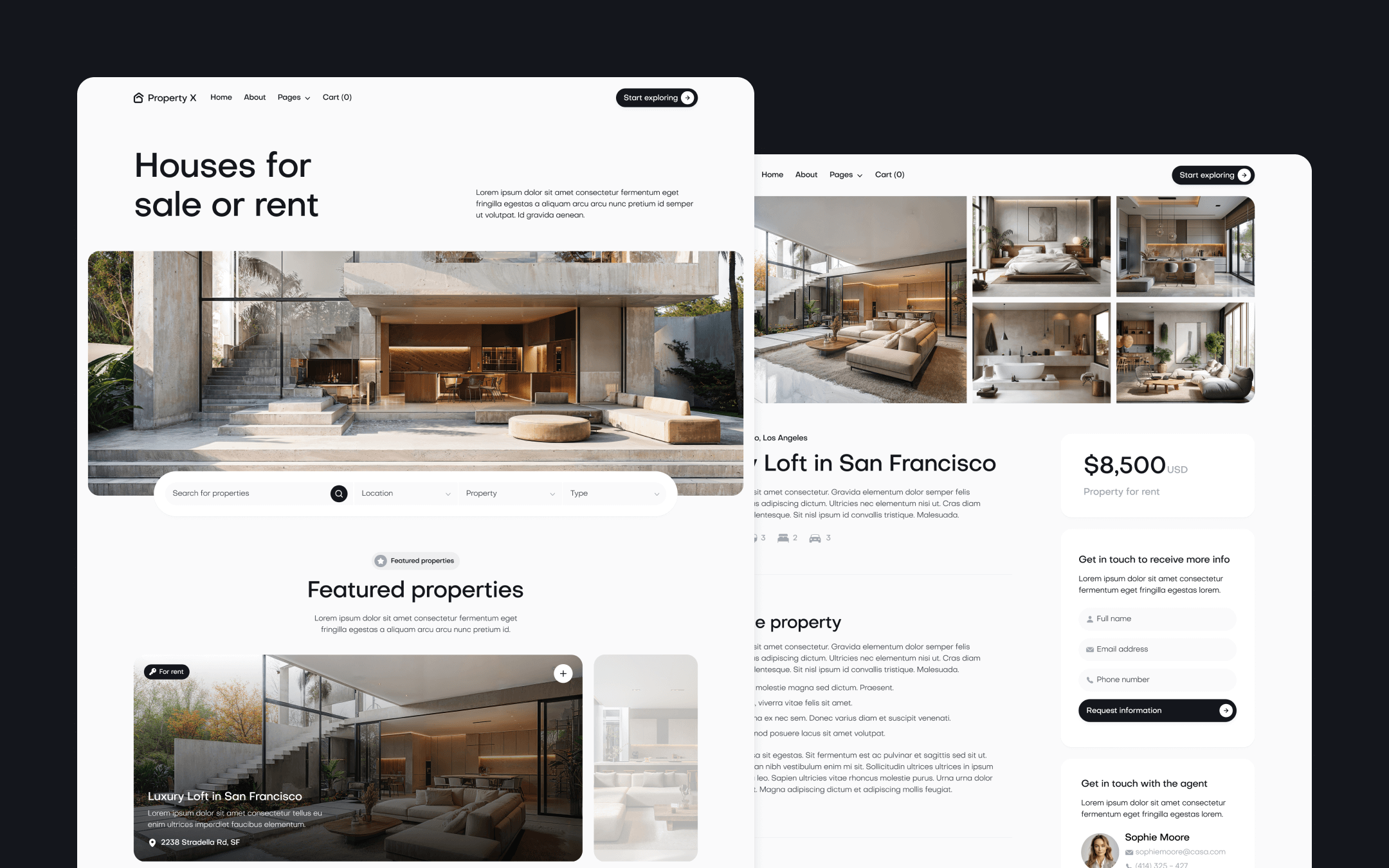 Property X Webflow Template