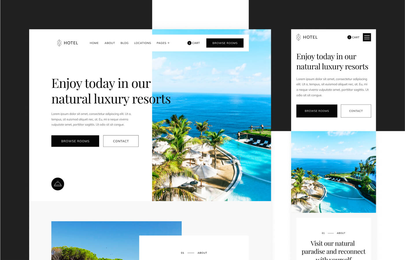 Resort & Hotel Webflow Template