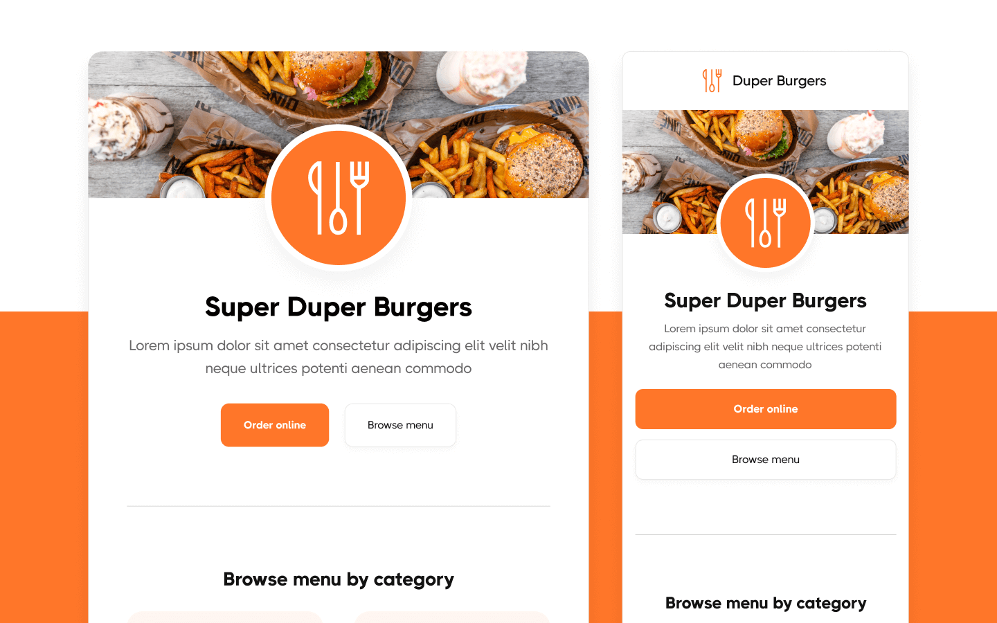 Restaurant QR Code Webflow Template