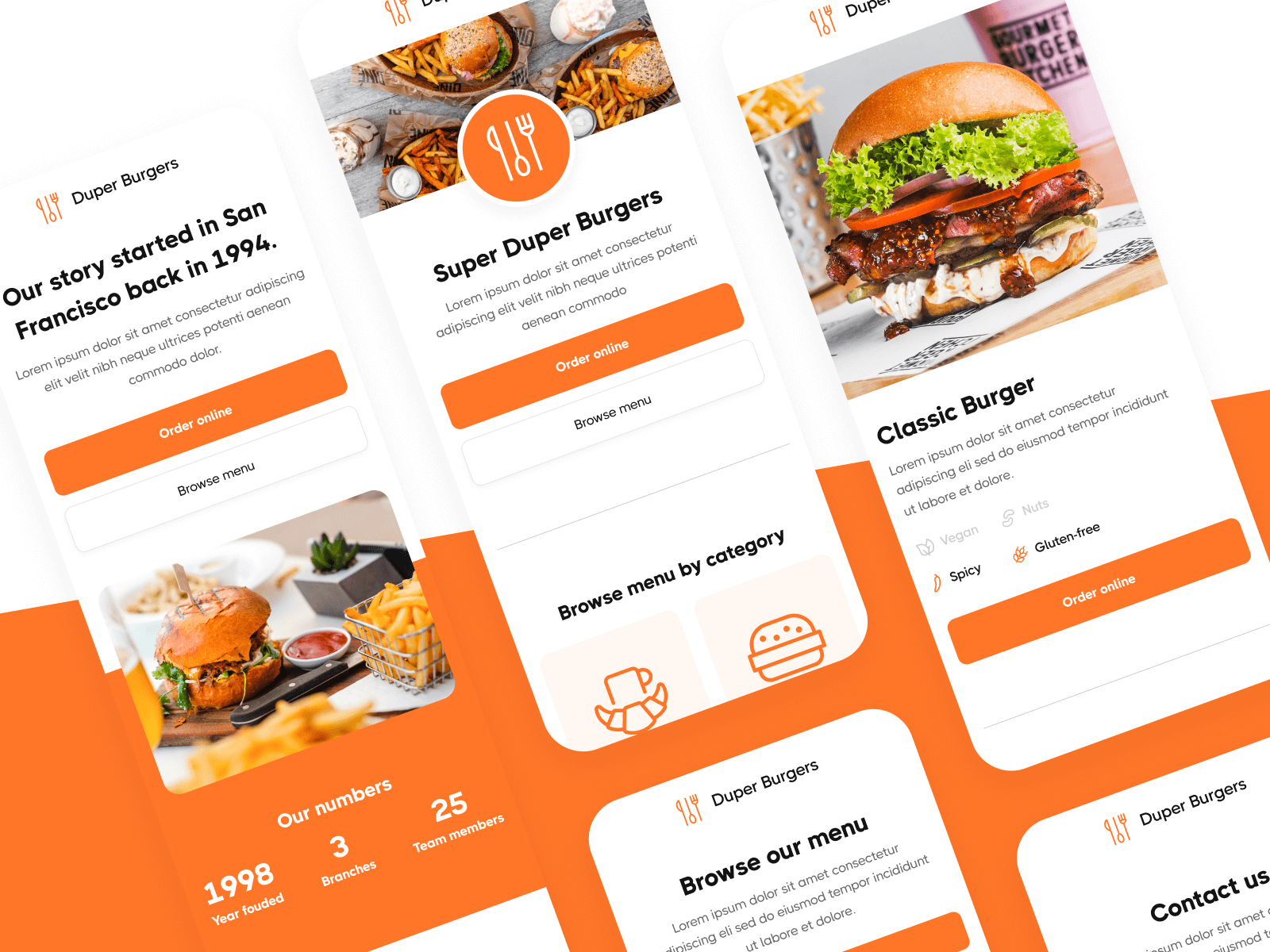 Mobile Menu Webflow Website Template