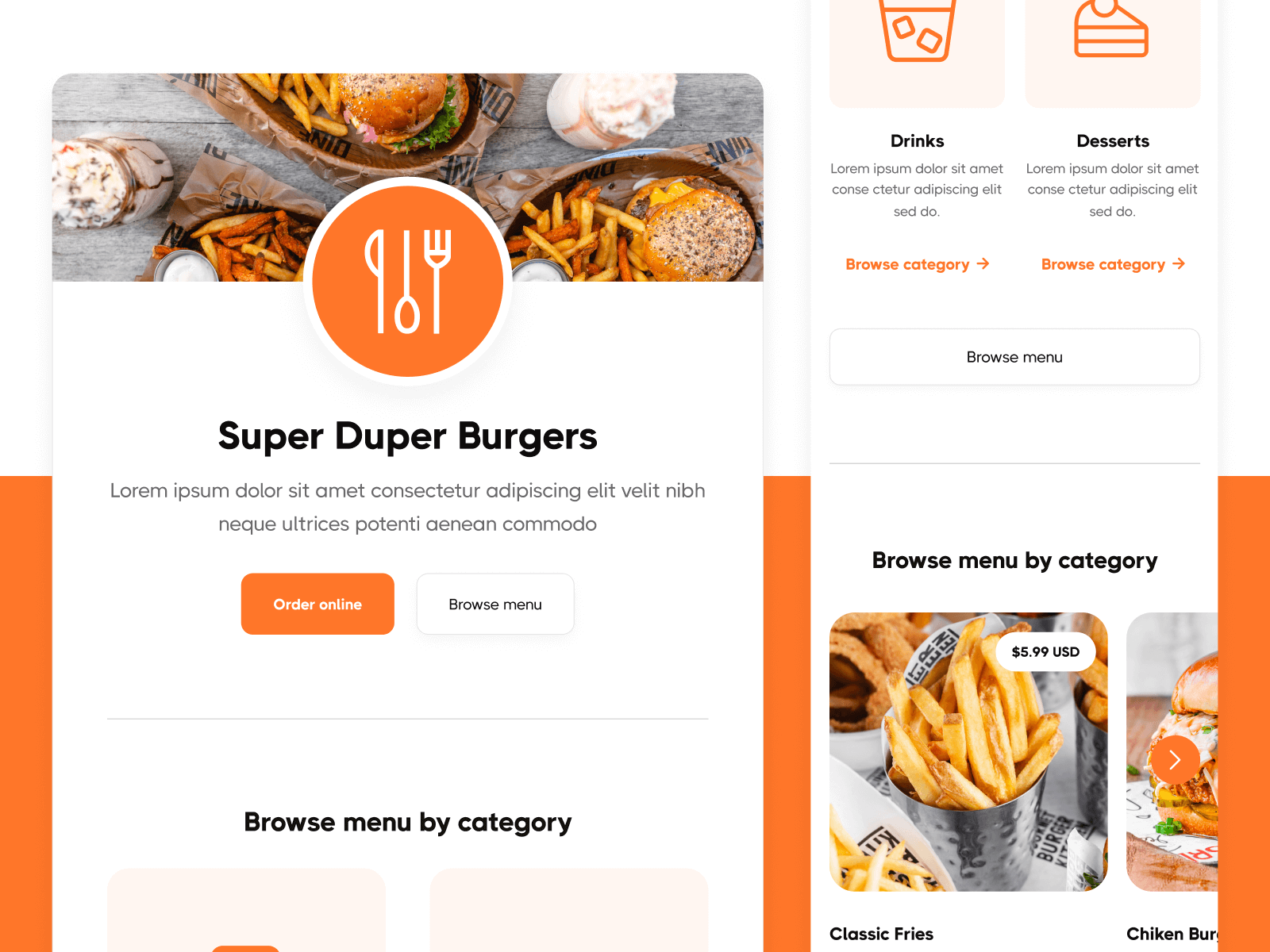Restaurant QR Code Webflow Template