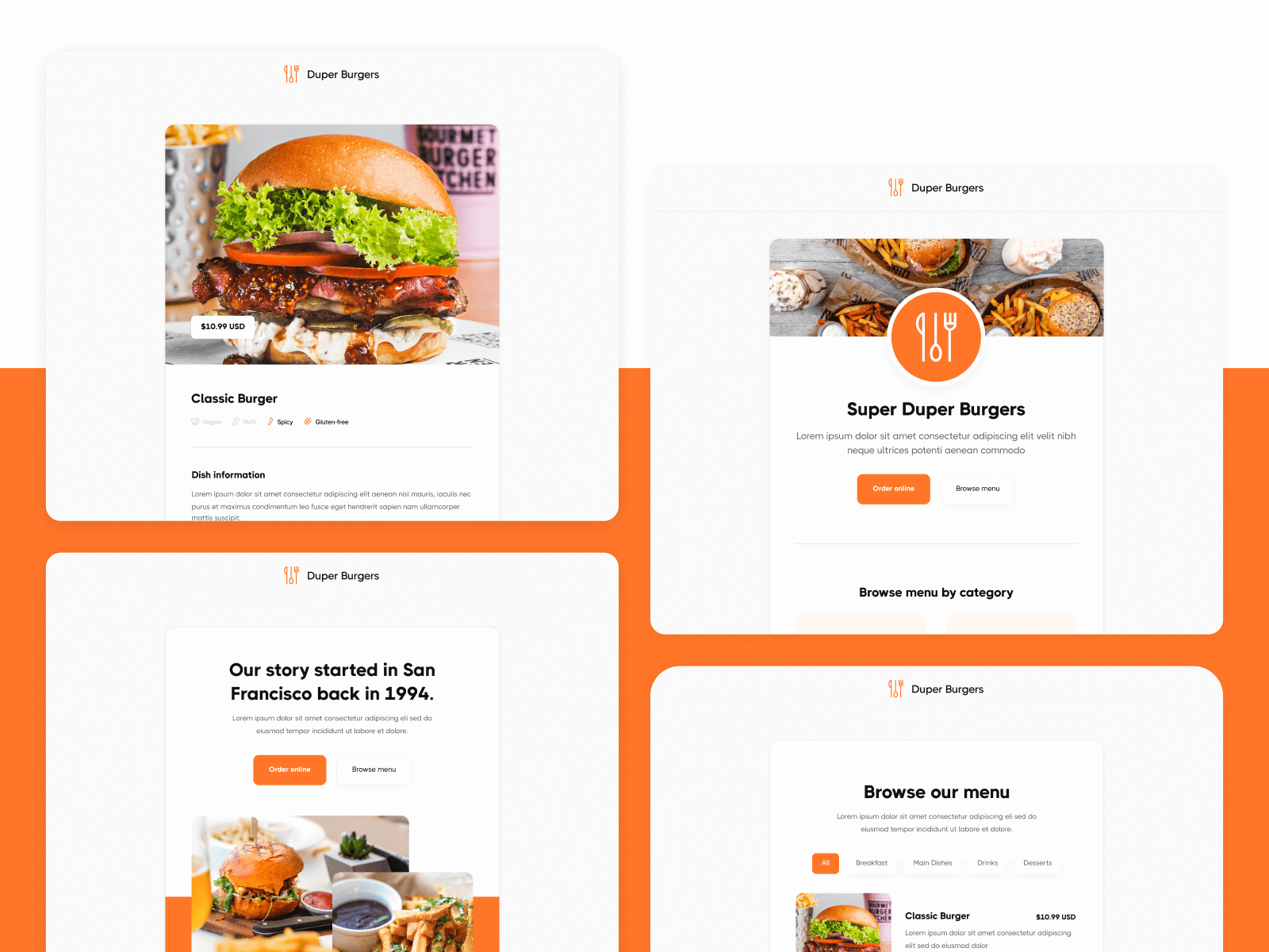 Restaurant Webflow Website Template