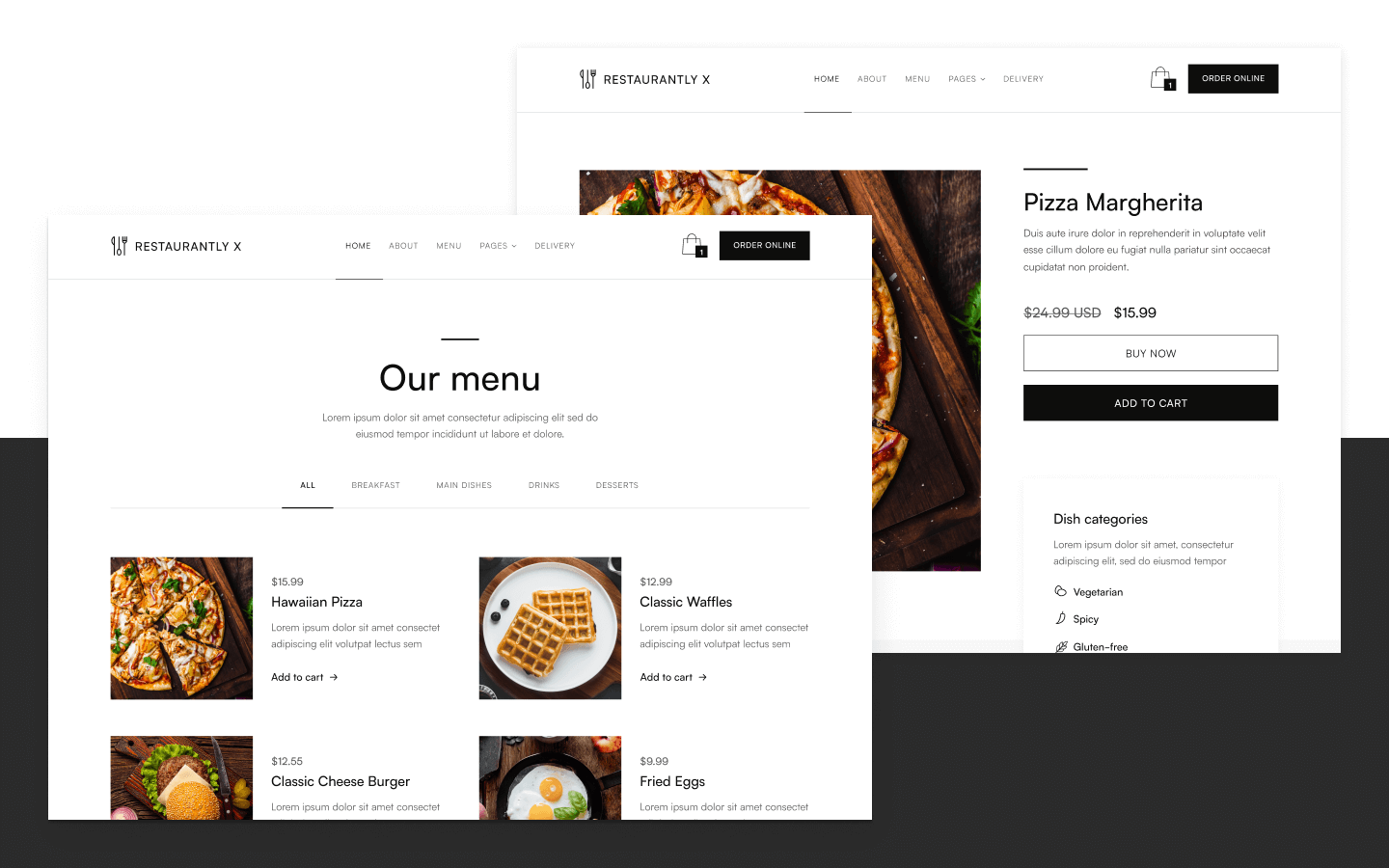 Restaurantly X Webflow Template