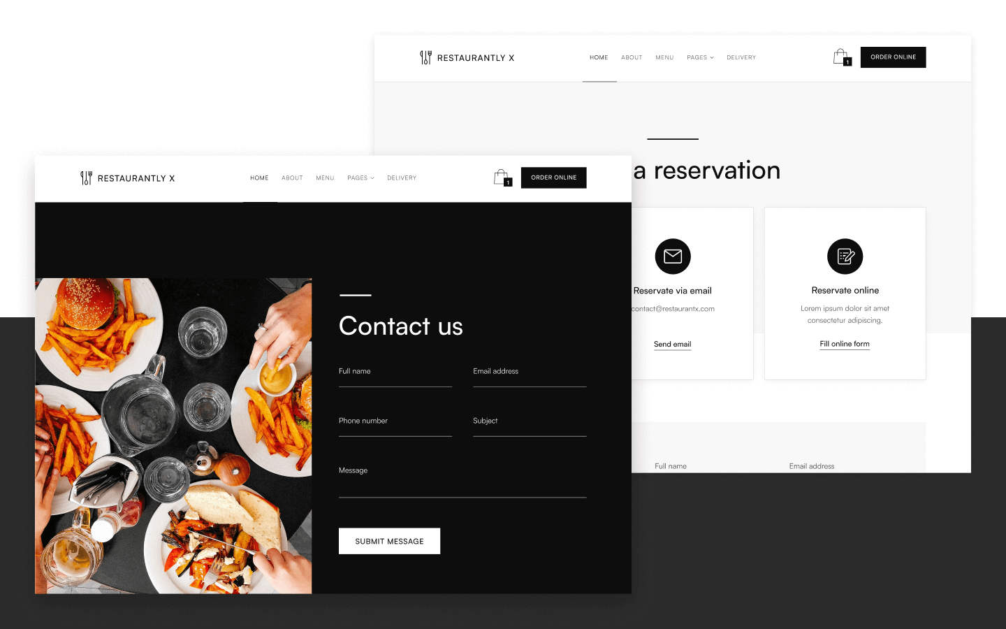 Restaurantly X Webflow Template