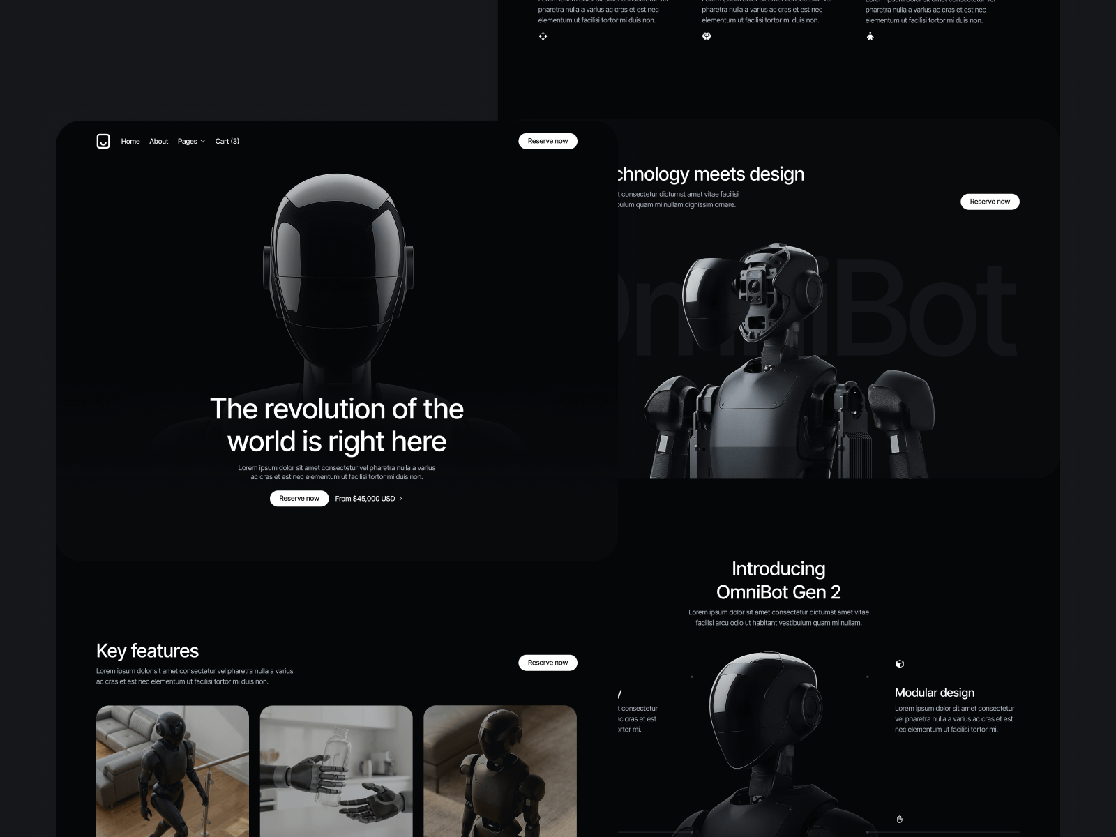 Robot Webflow Template