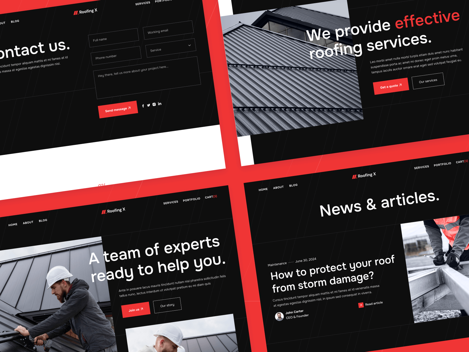 Construction Webflow Template