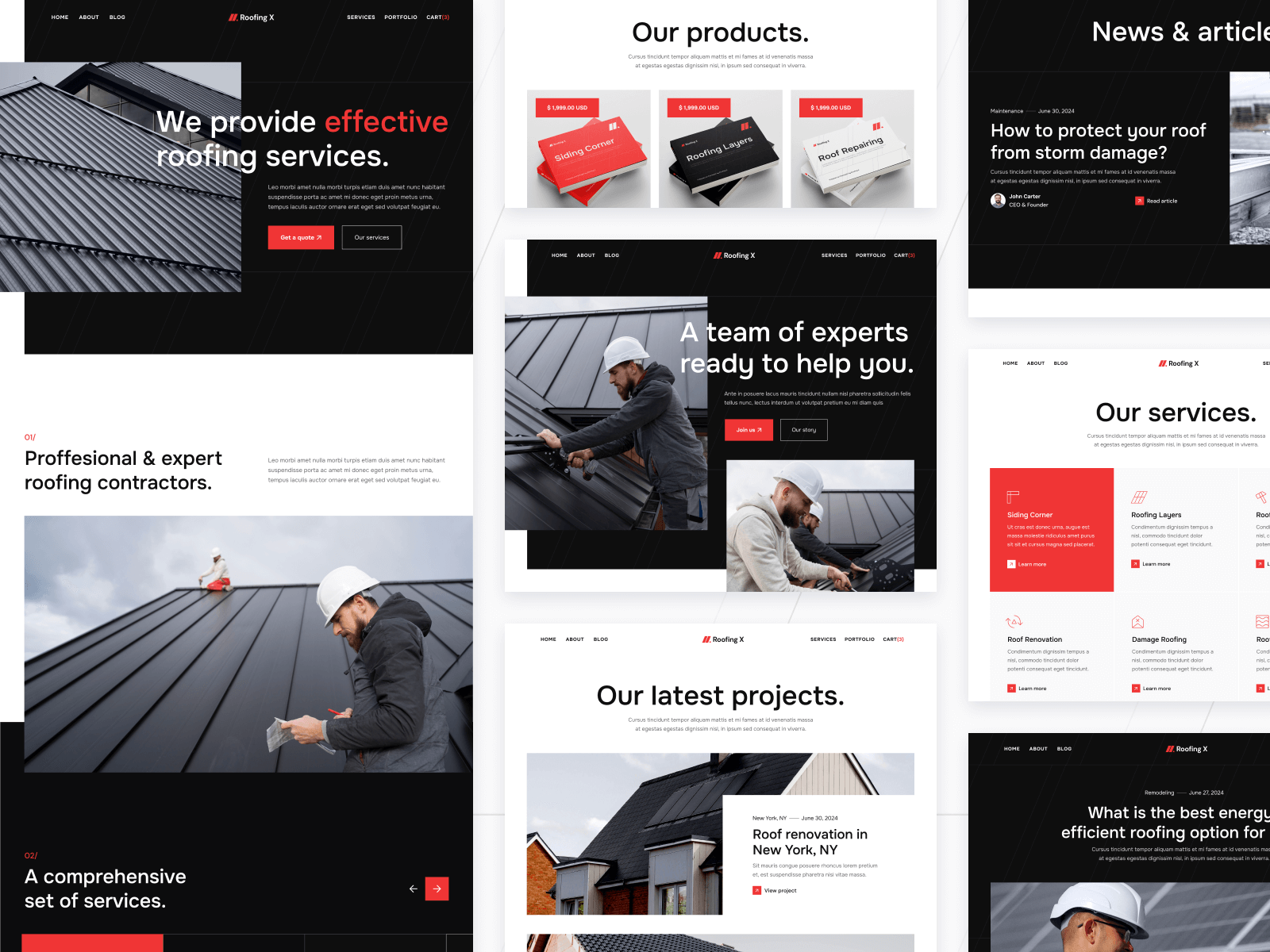 Contractor Webflow Template