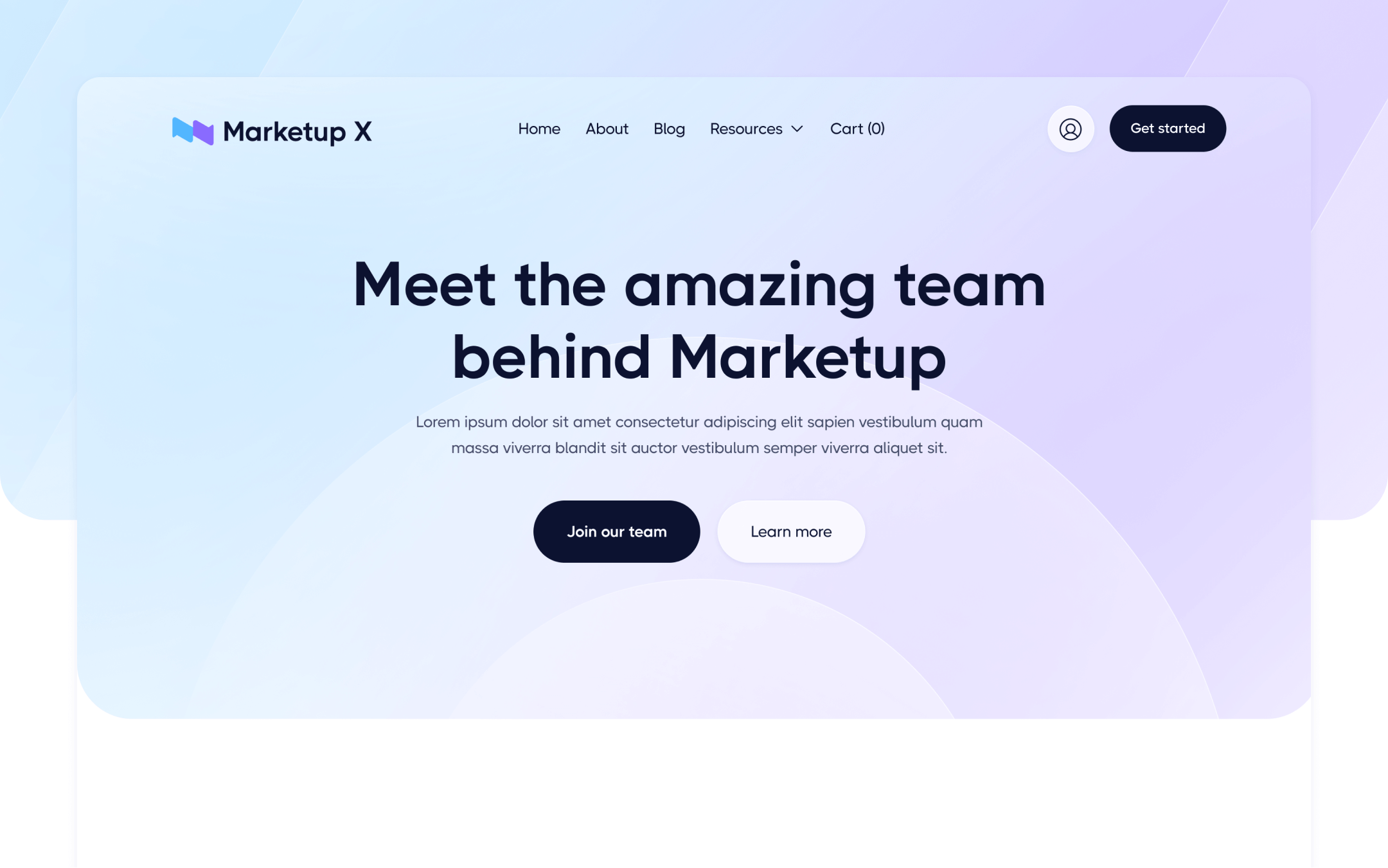 Marketup X Webflow Template