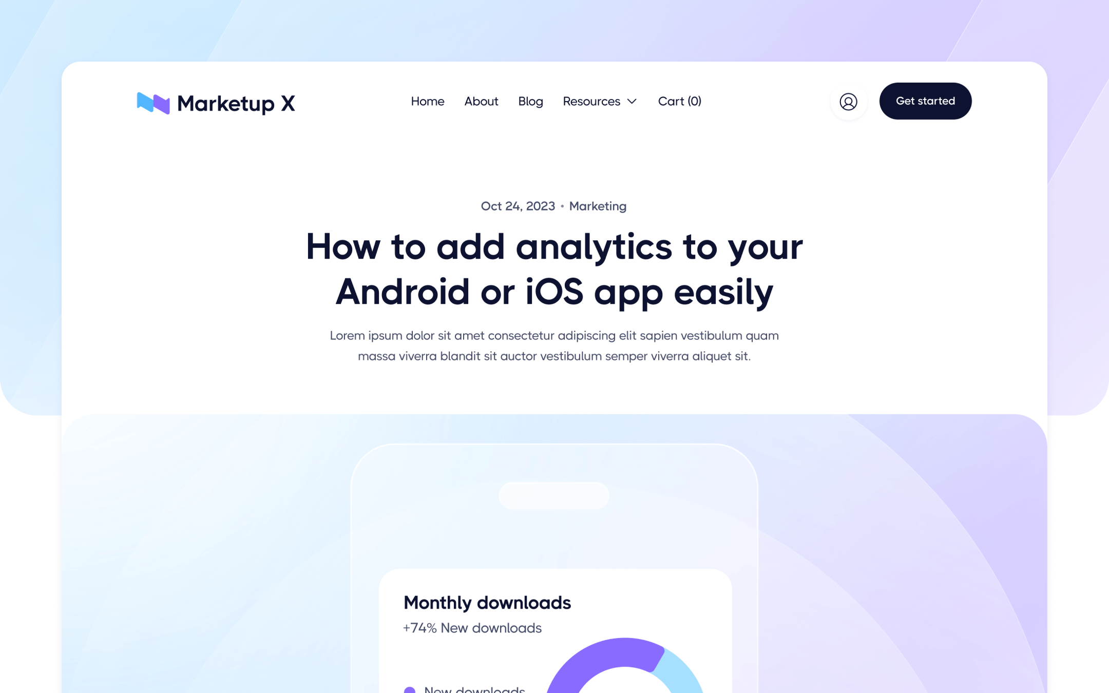 Marketup X Webflow Template