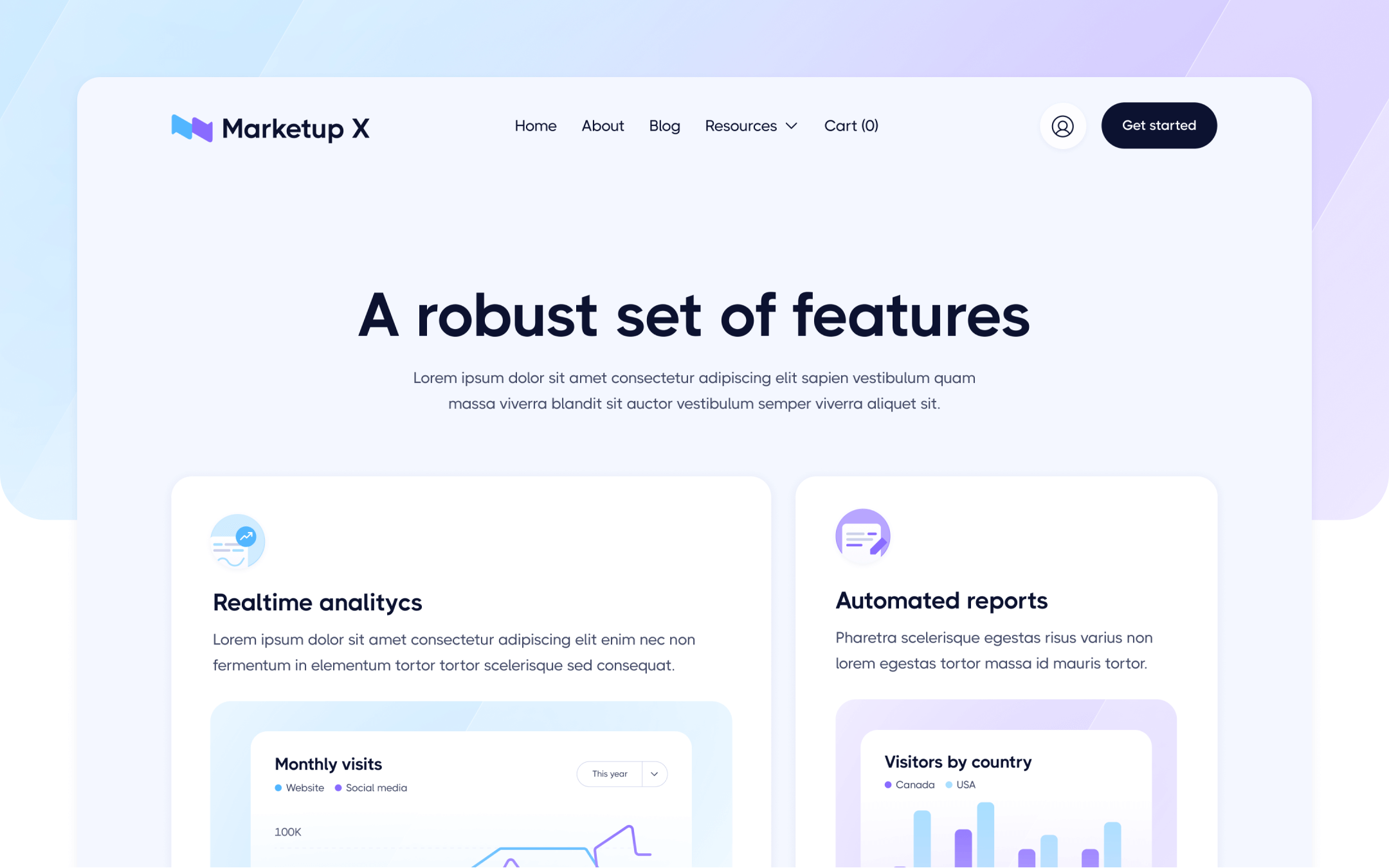 Marketup X Webflow Template