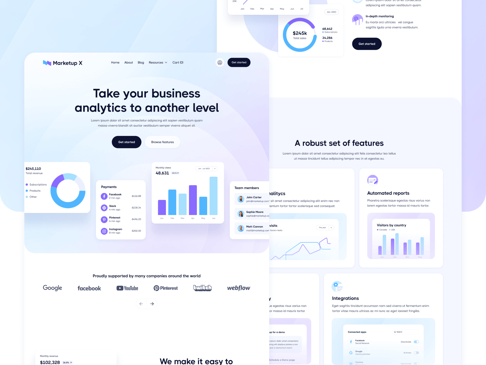Tech App Webflow Template