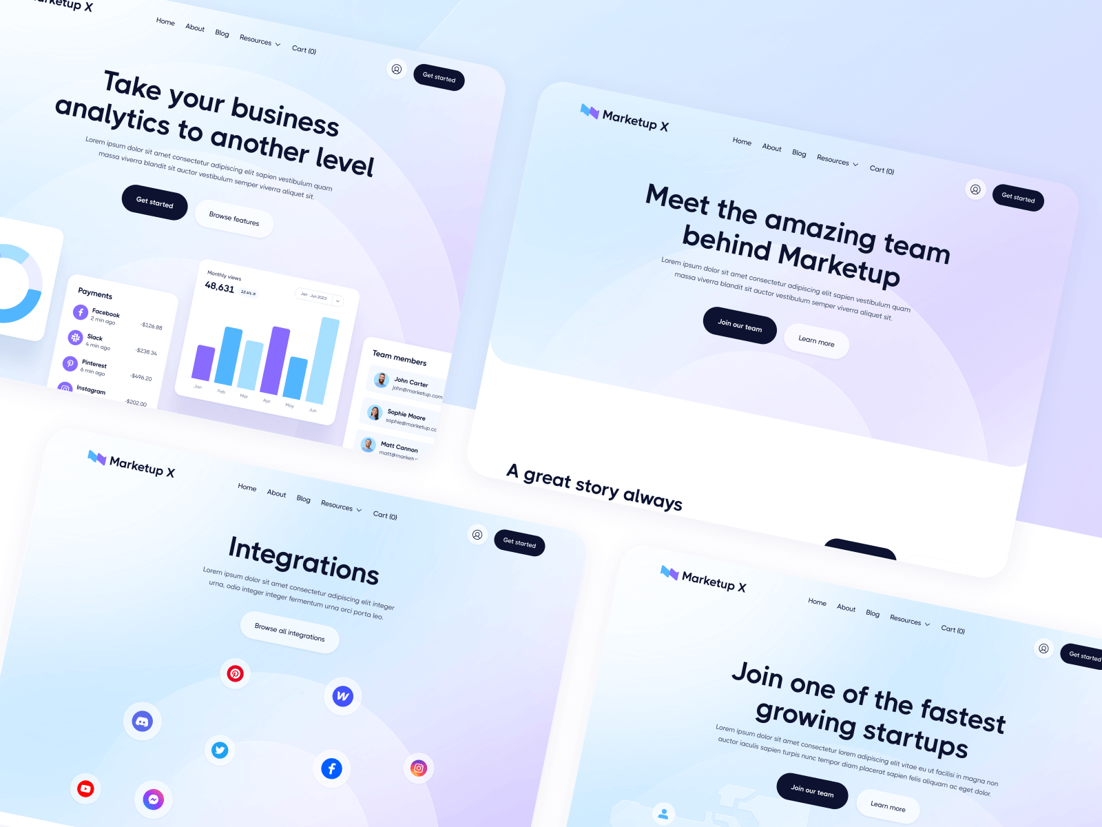 Technology Startup Webflow Template