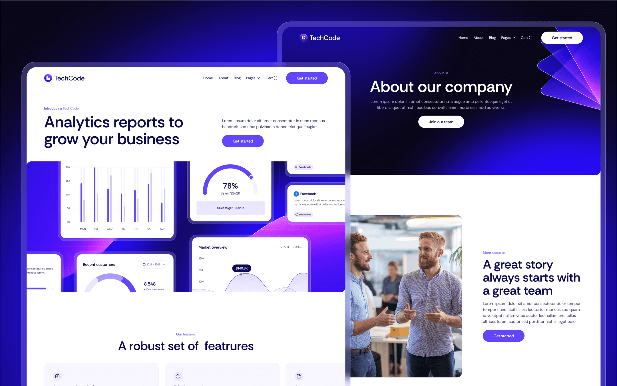 TechCode Webflow Template
