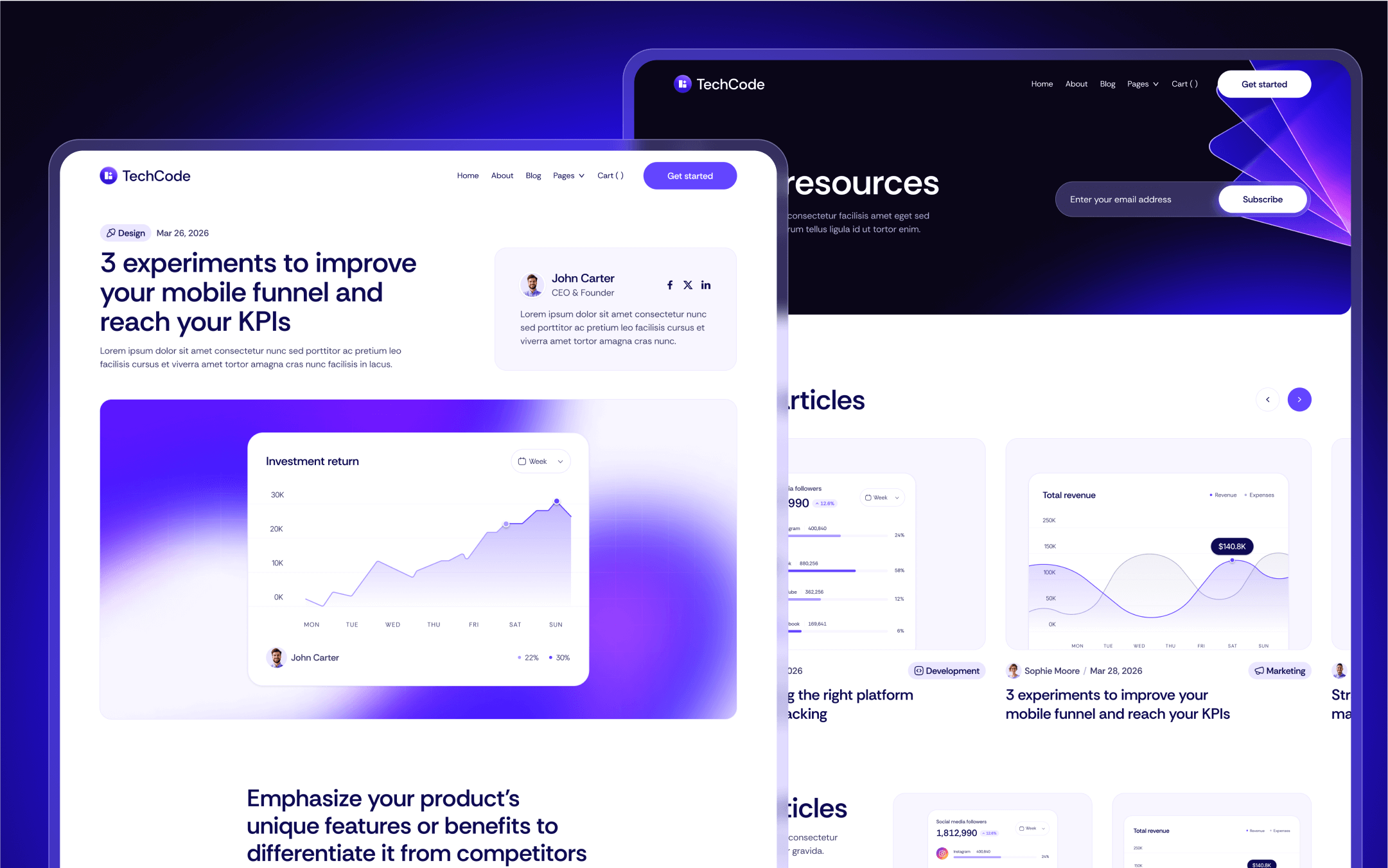 TechCode Webflow Template