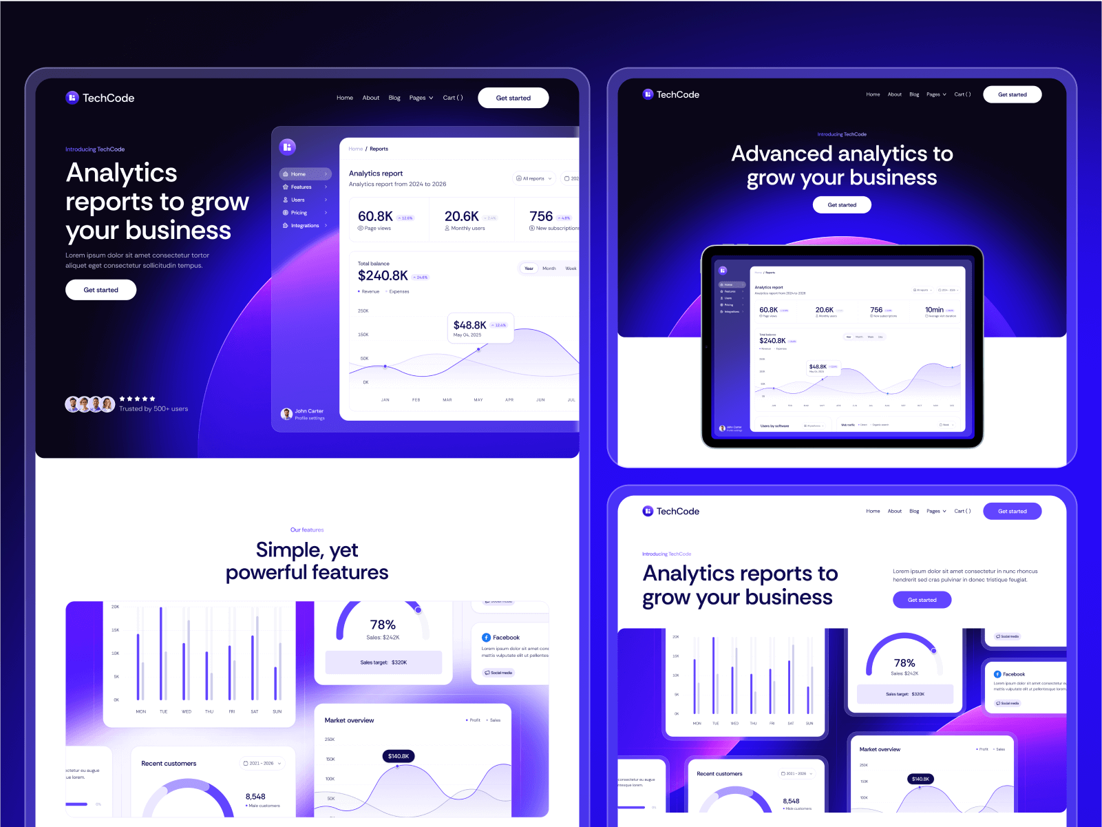 SaaS Company Webflow Template