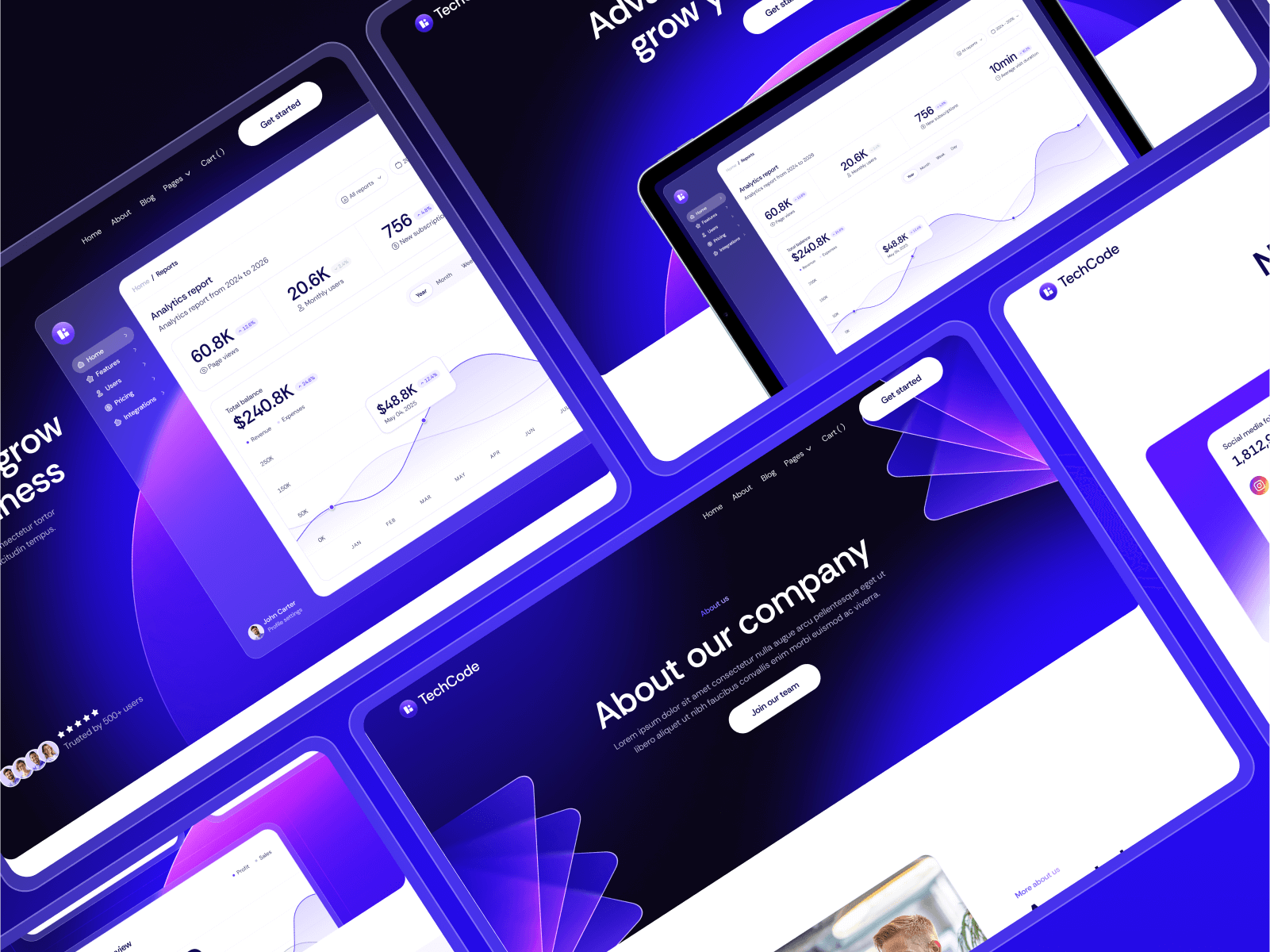 SaaS Tech Webflow Theme