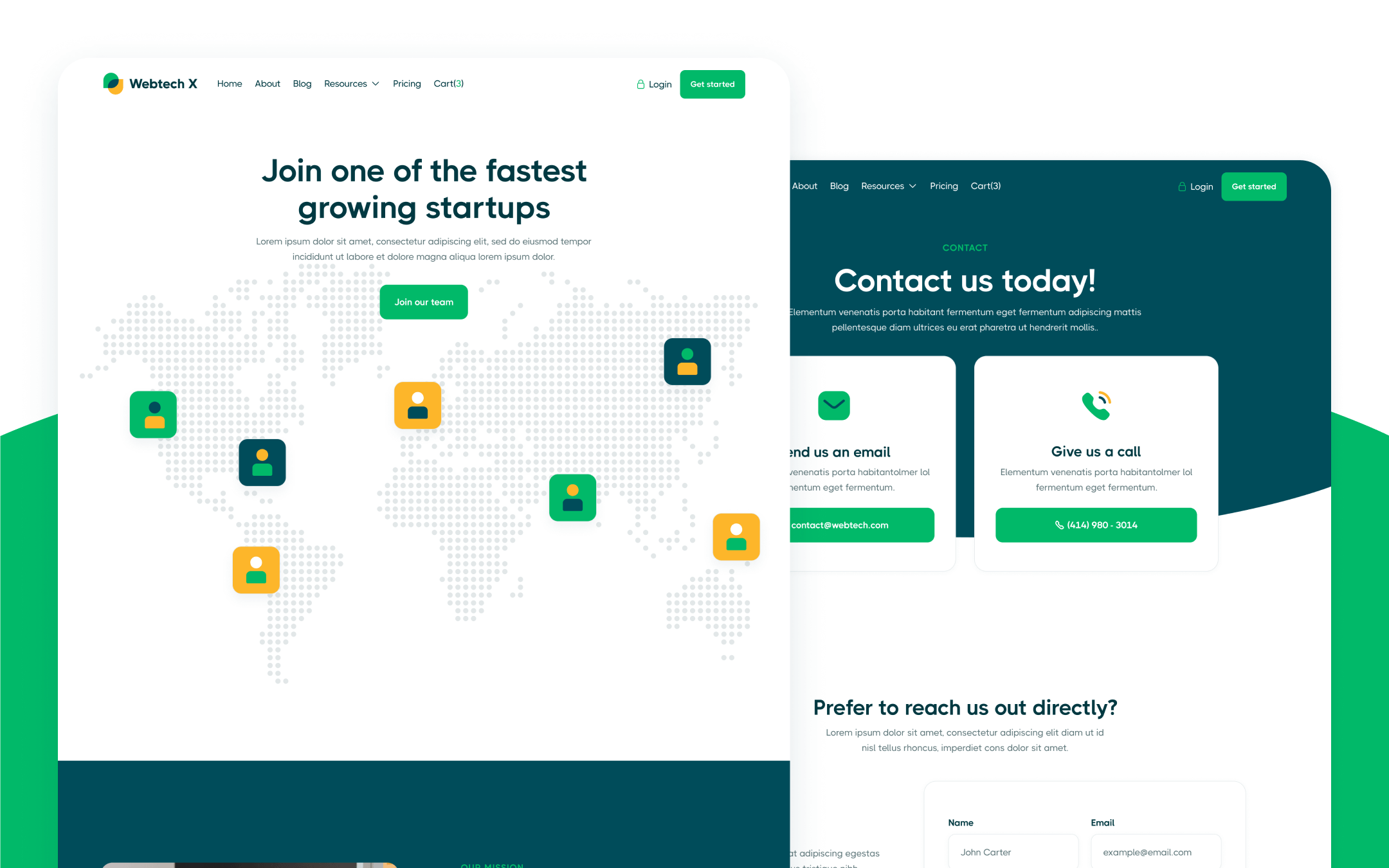 Webtech X Webflow Template