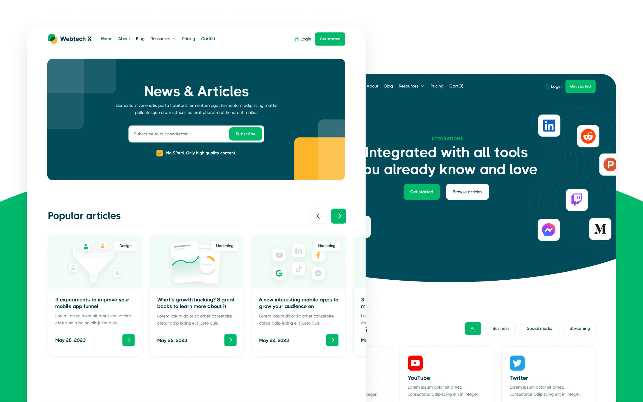 Webtech X Webflow Template