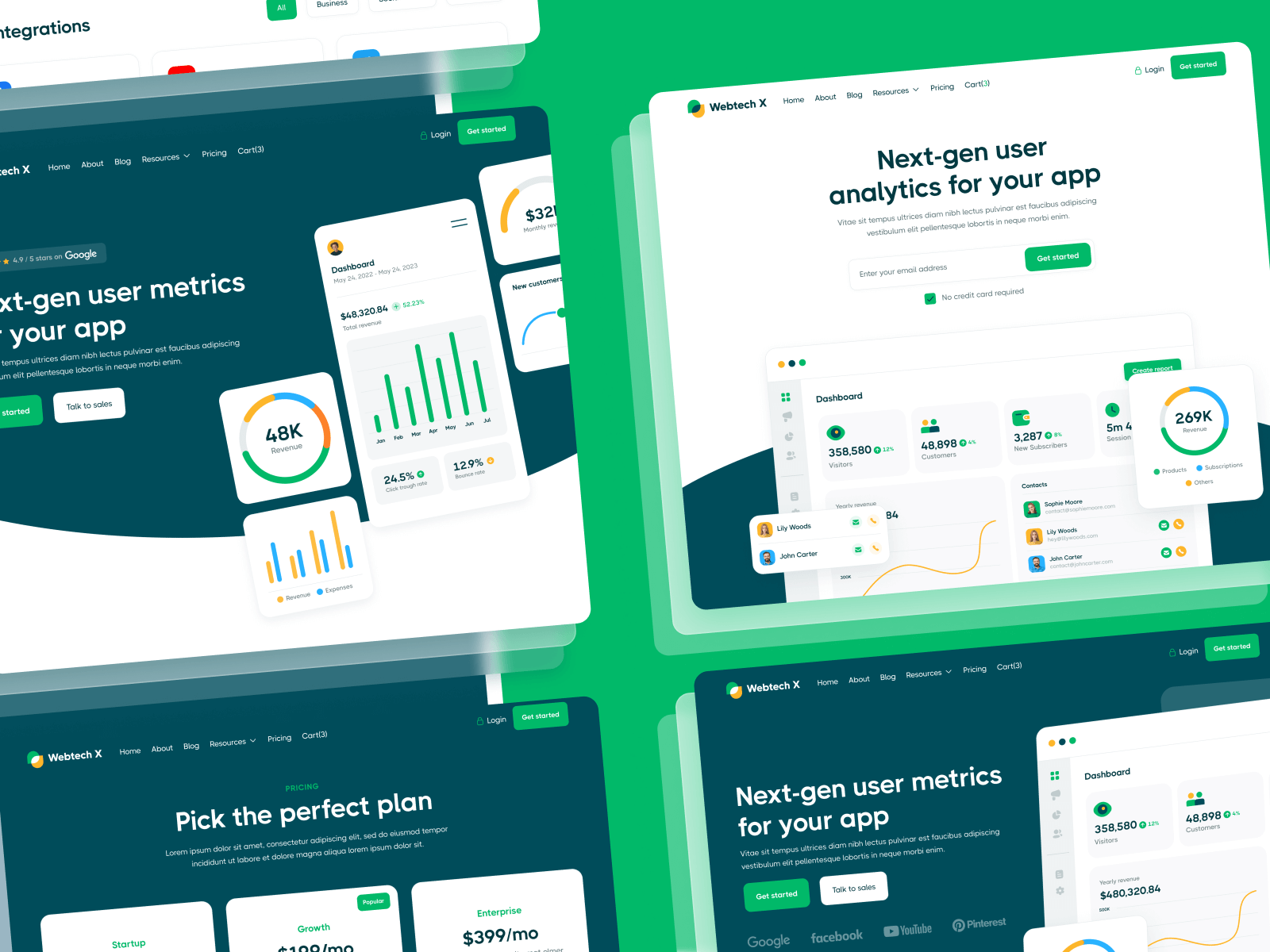 Modern Software Startup Webflow Template