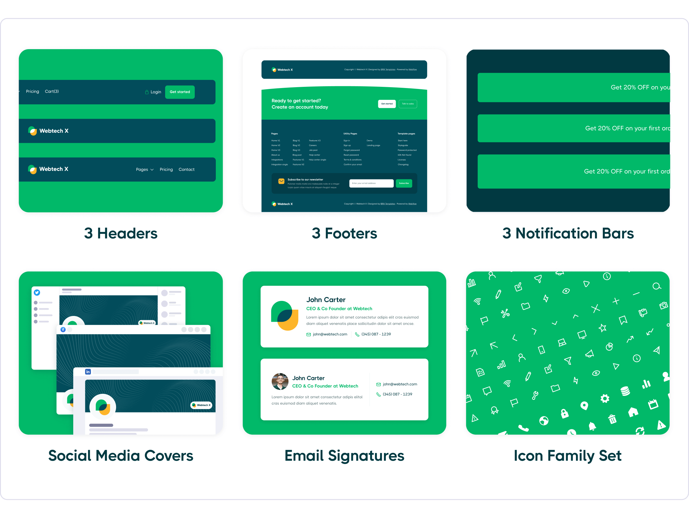 Webtech X Technology Webflow Templates Benefits