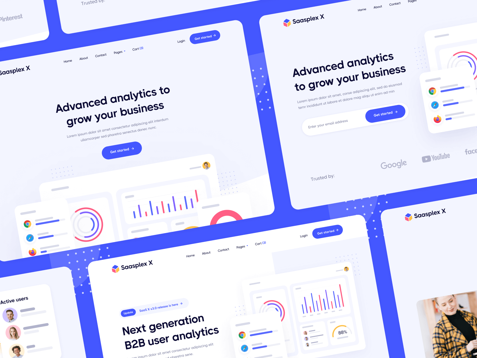 Technology SaaS Website Webflow Theme