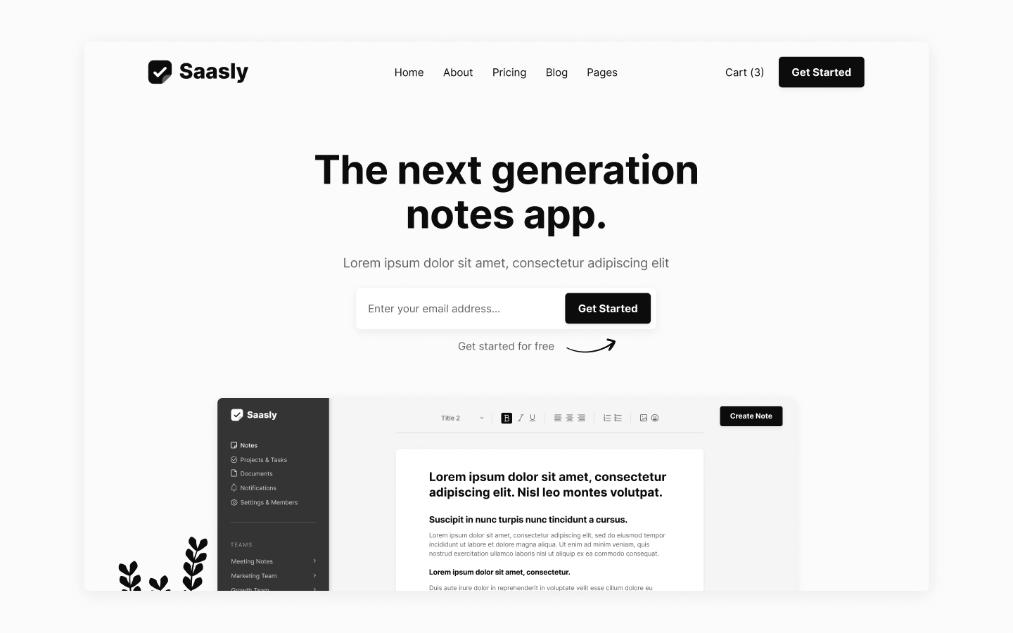 SaaS Webflow Template