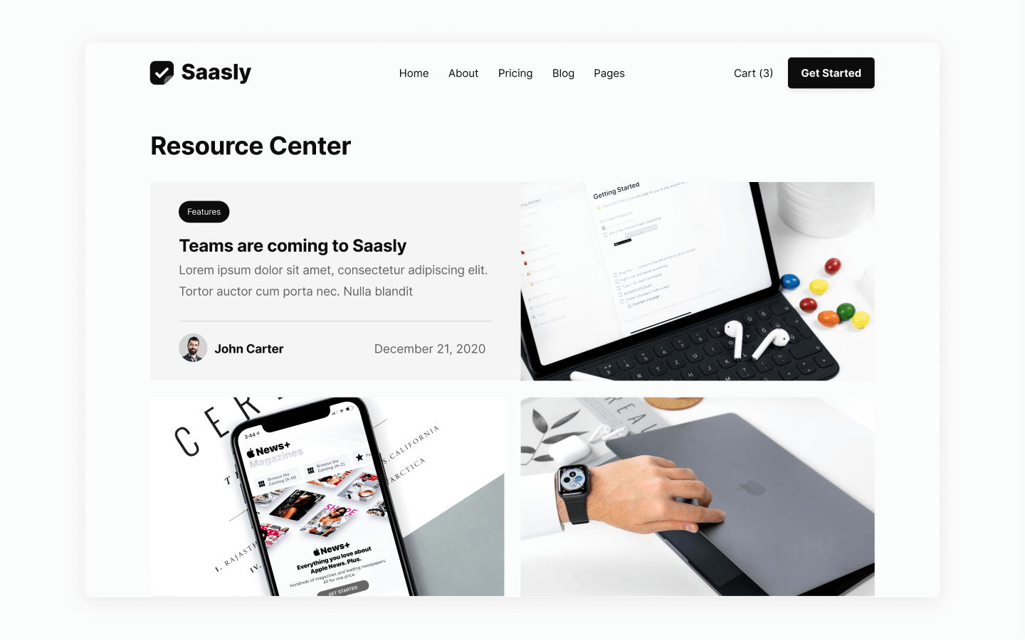 Saasly Webflow Template