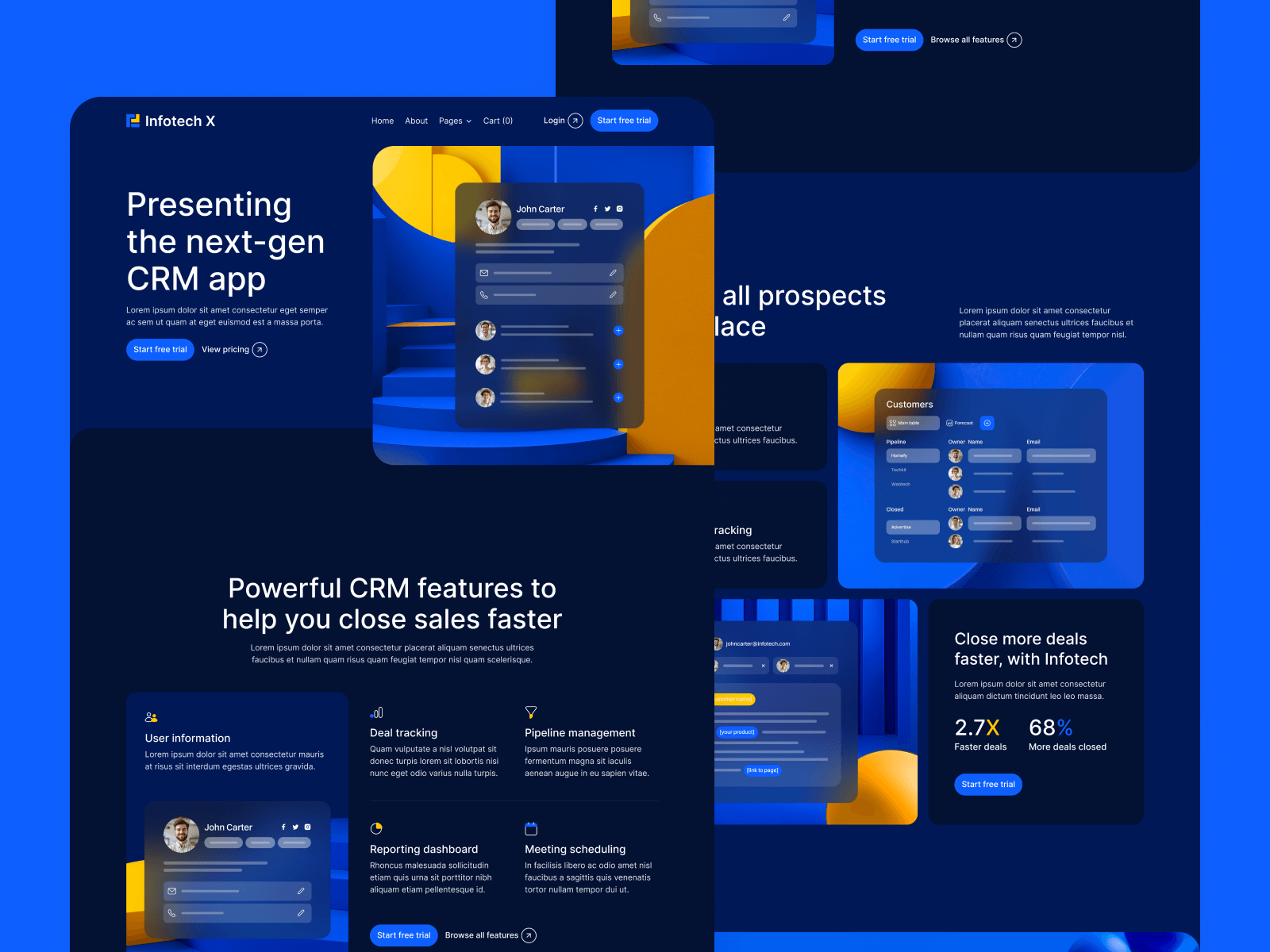 SaaS Webflow Theme