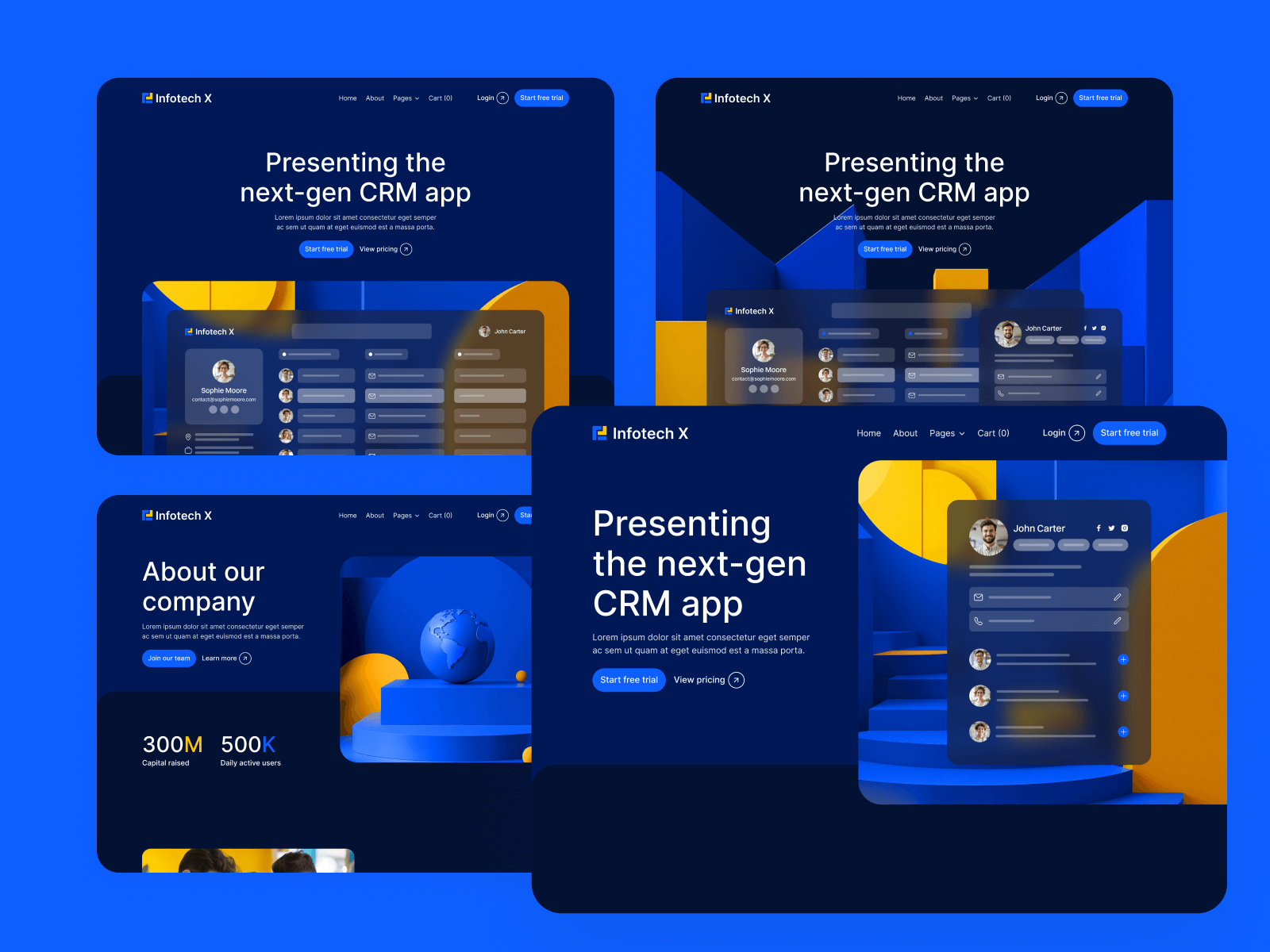 SaaS Startup Webflow Template