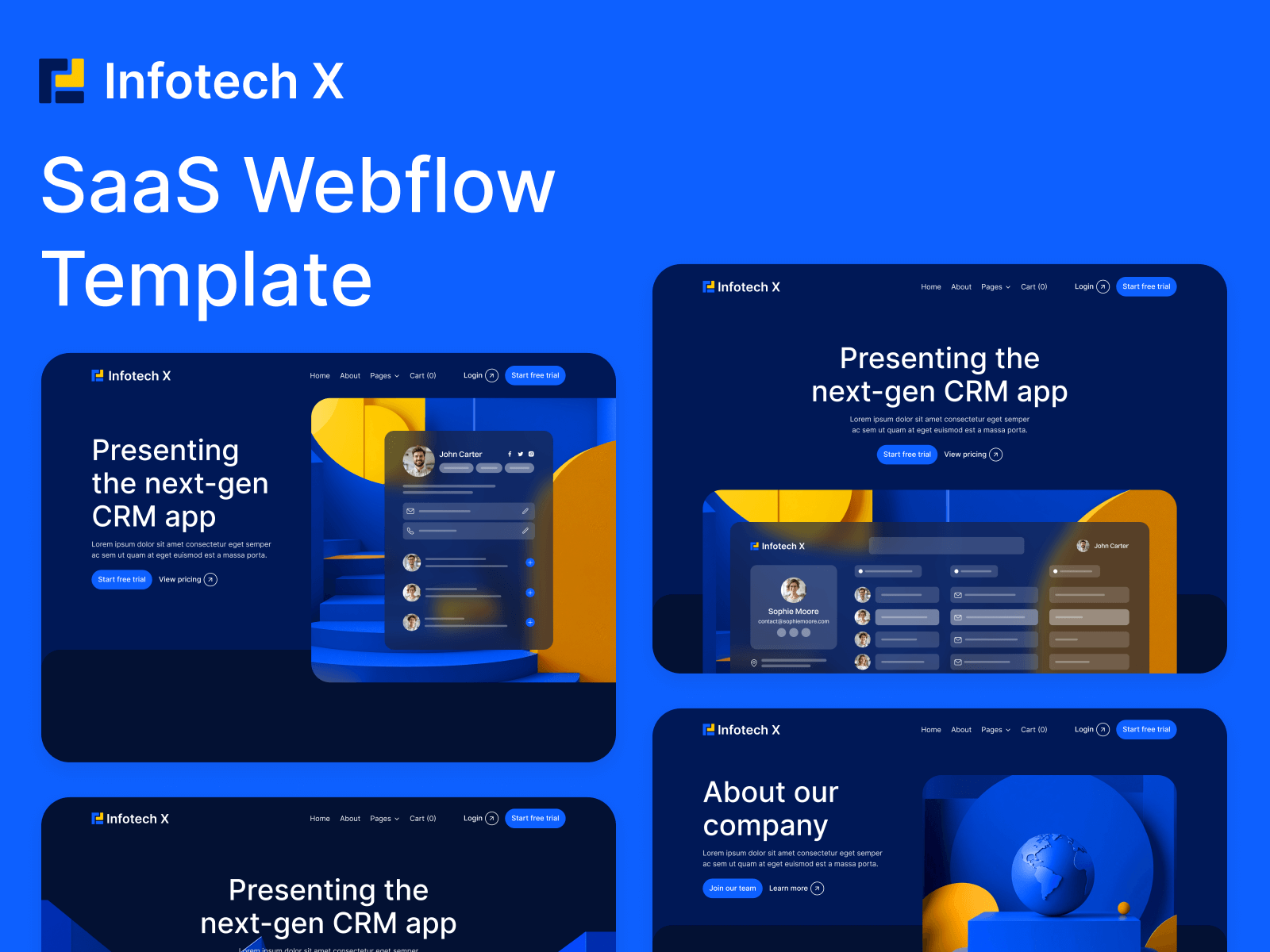 SaaS Webflow Template