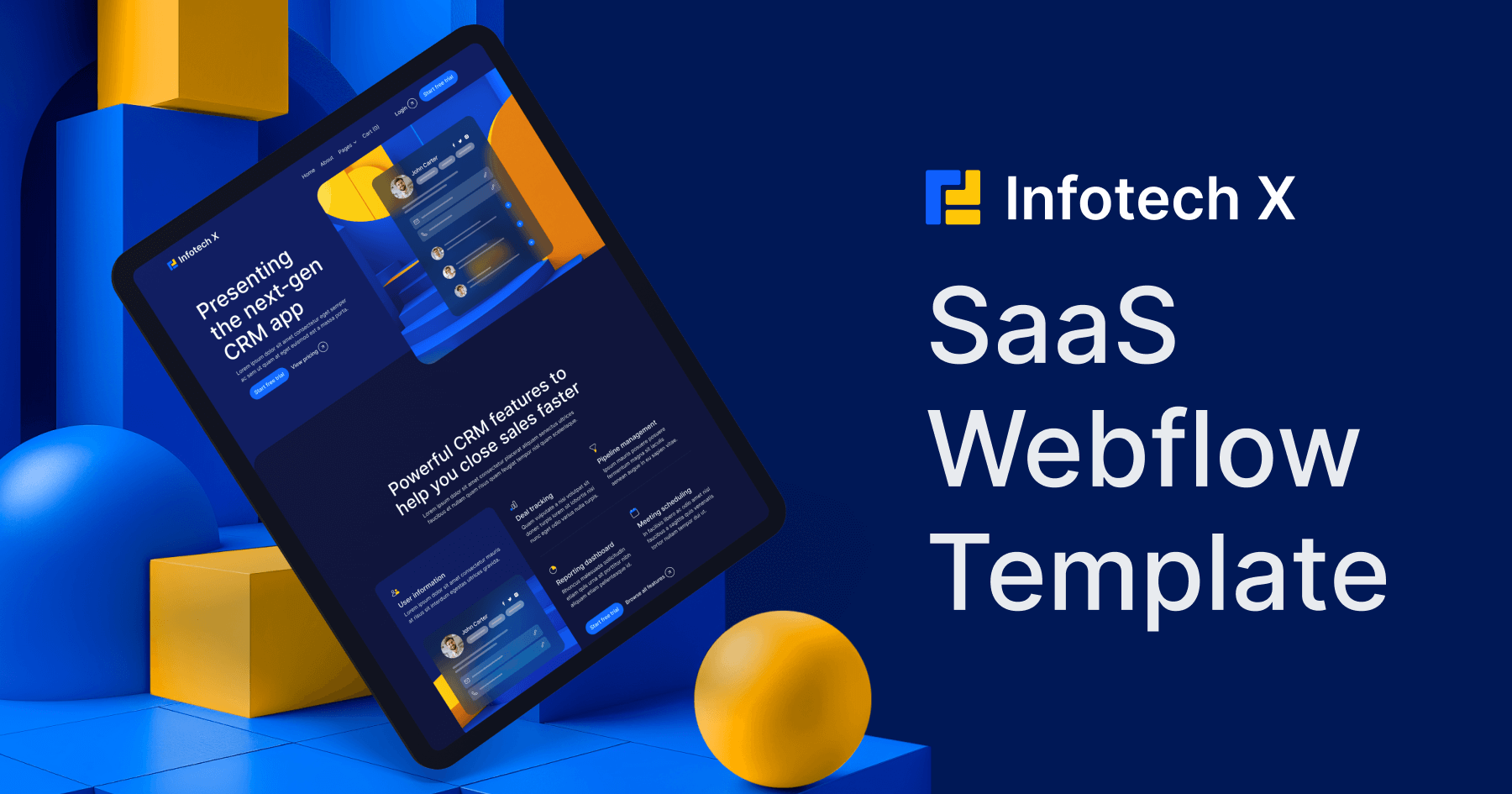 SaaS Webflow Theme