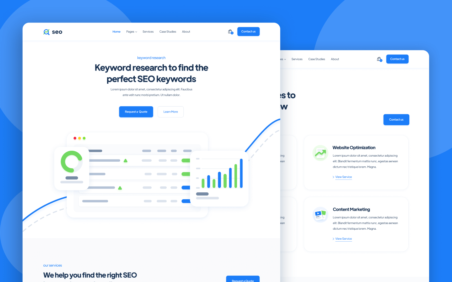 SEO Webflow Template